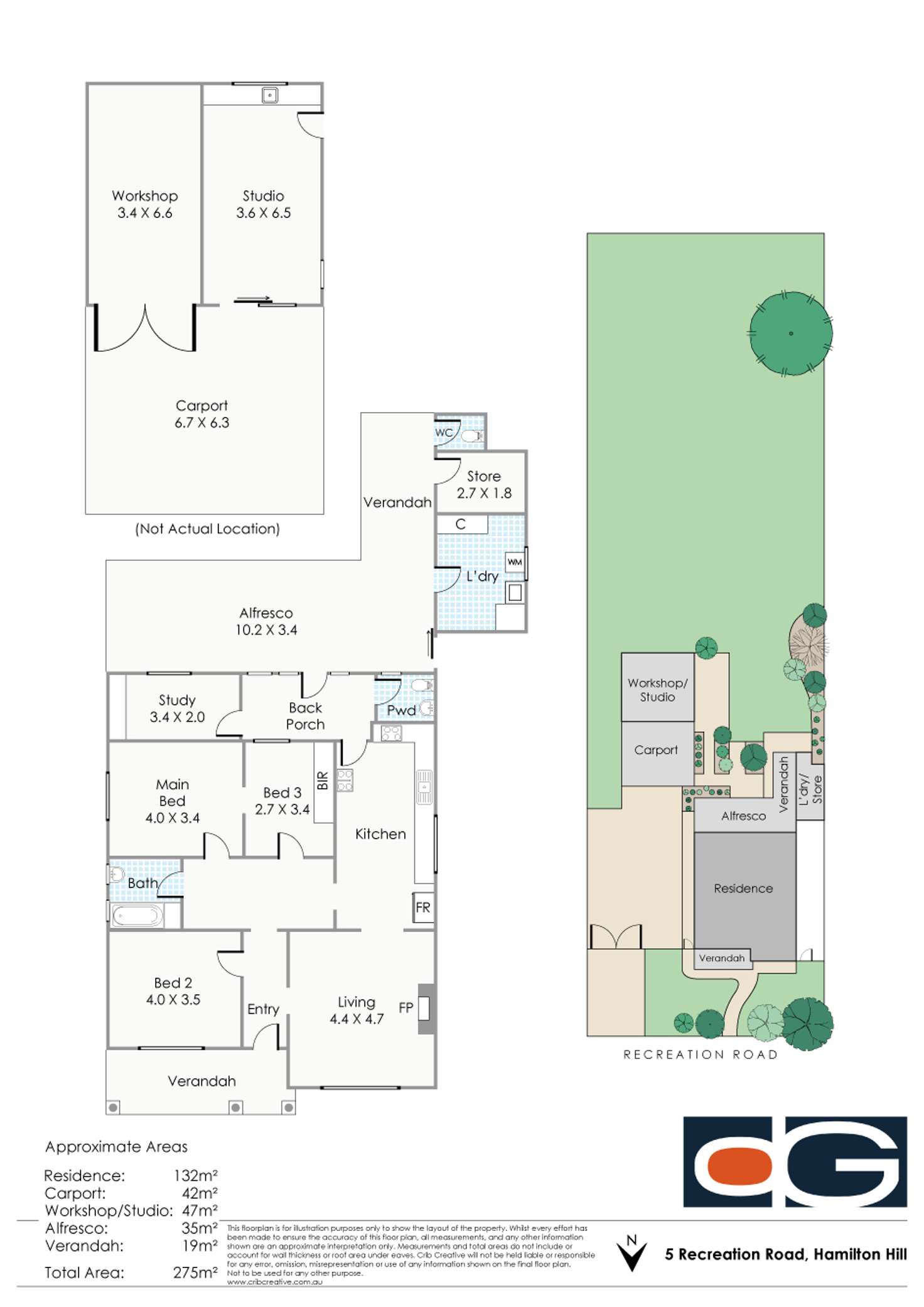 Floorplan of Homely house listing, 5 Recreation Road, Hamilton Hill WA 6163