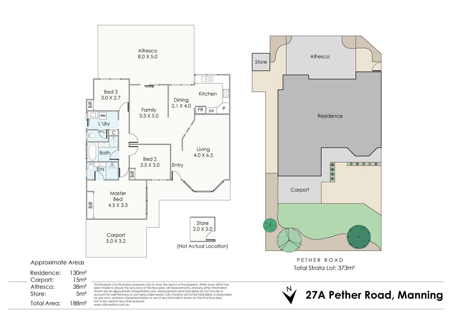 Floorplan of Homely house listing, 27A Pether Road, Manning WA 6152
