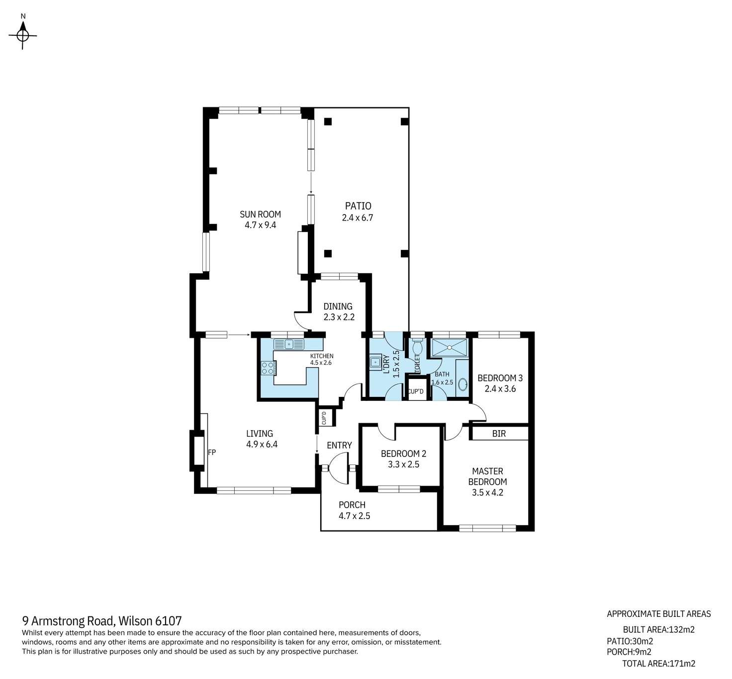Floorplan of Homely house listing, 9 Armstrong Road, Wilson WA 6107