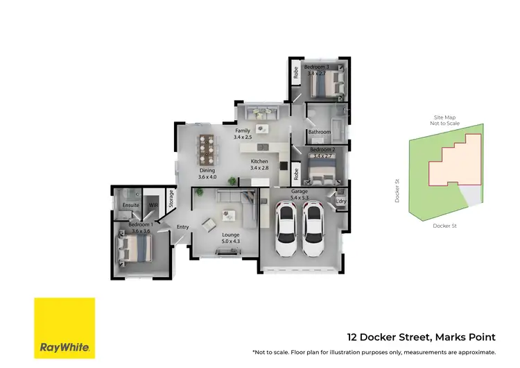 Floorplan of Homely house listing, 12 Docker Street, Marks Point NSW 2280