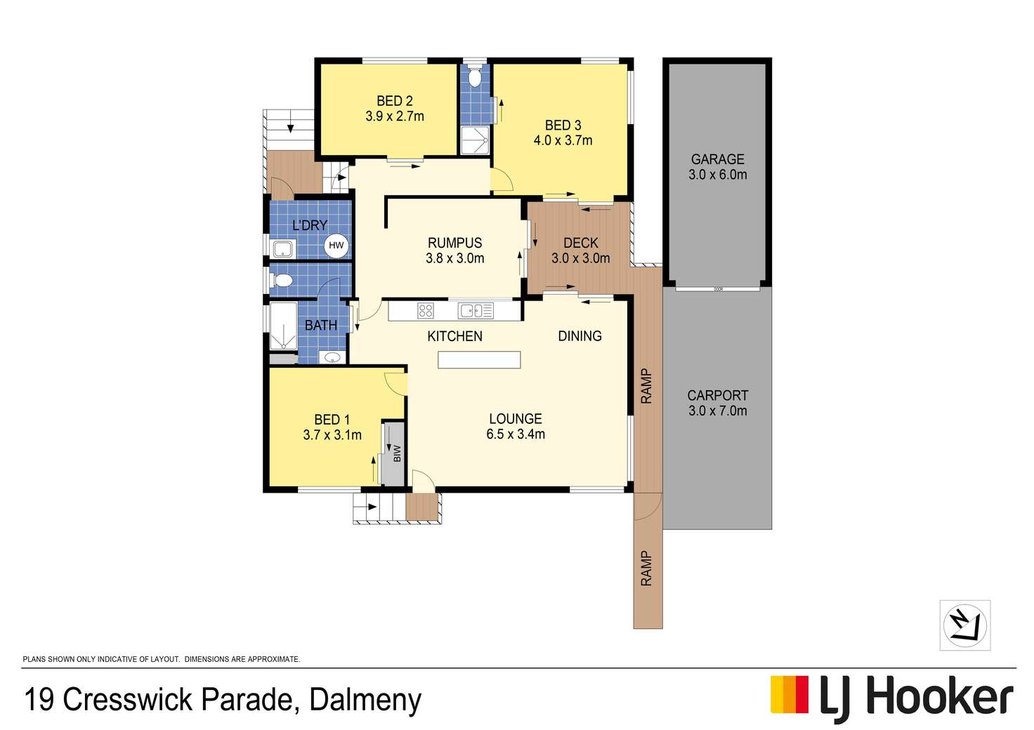 Floorplan of Homely house listing, 19 Cresswick Parade, Dalmeny NSW 2546