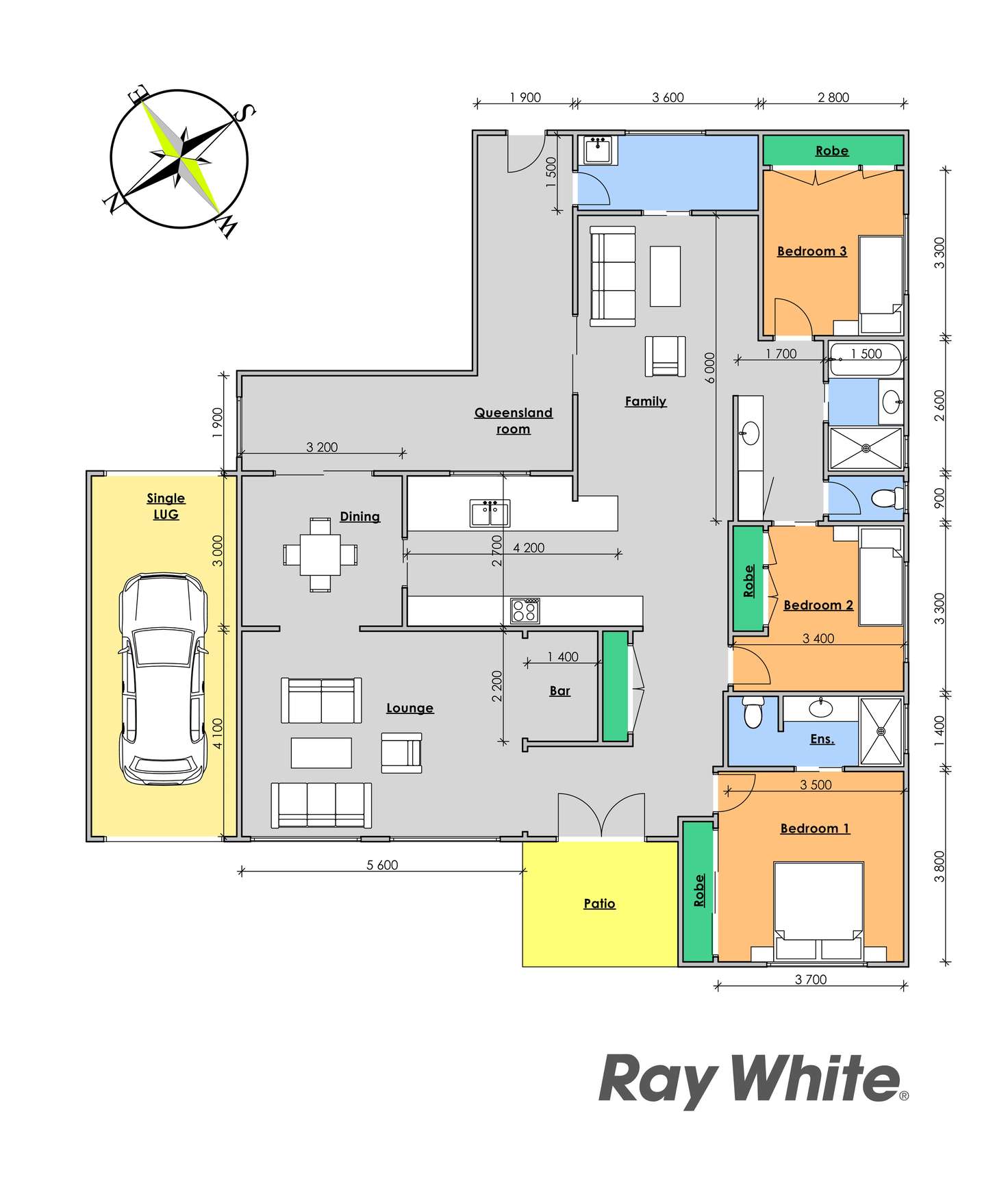 Floorplan of Homely house listing, 6 Honeysuckle Close, Taree NSW 2430