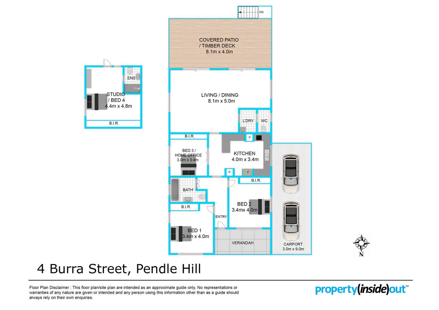 Floorplan of Homely house listing, 4 Burra Street, Pendle Hill NSW 2145