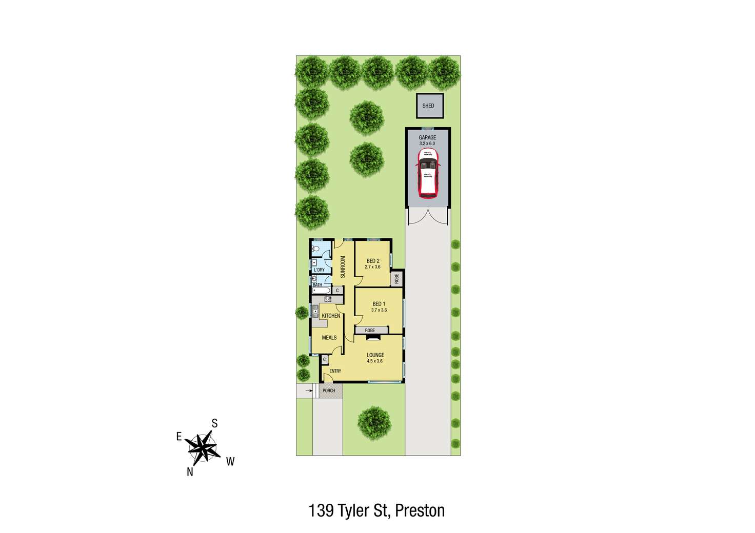 Floorplan of Homely house listing, 139 Tyler Street, Preston VIC 3072