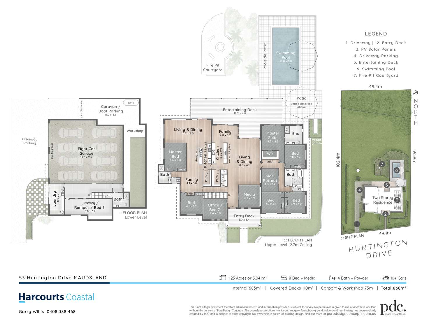 Floorplan of Homely house listing, 53 Huntington Drive, Maudsland QLD 4210