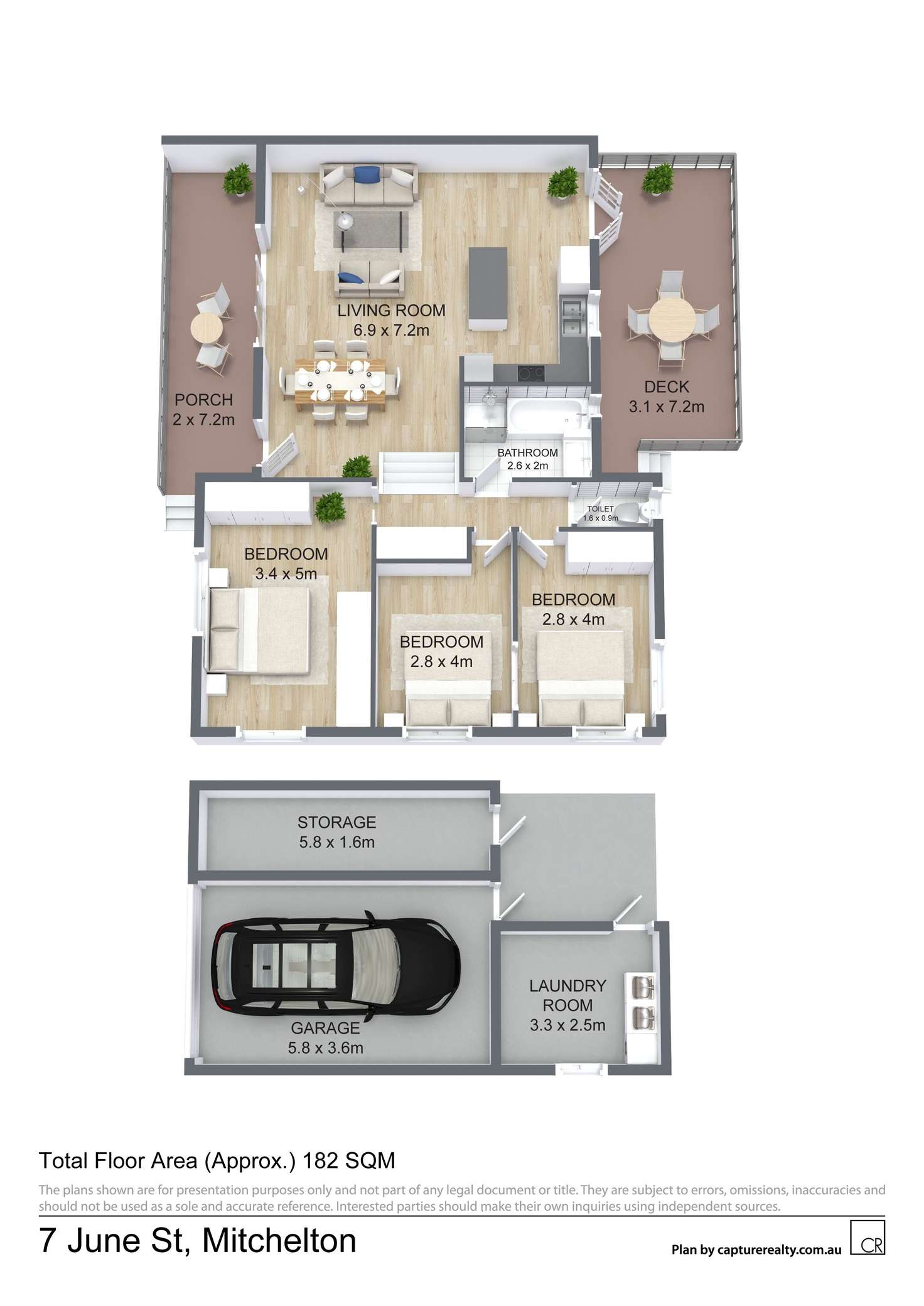 Floorplan of Homely house listing, 7 June Street, Mitchelton QLD 4053