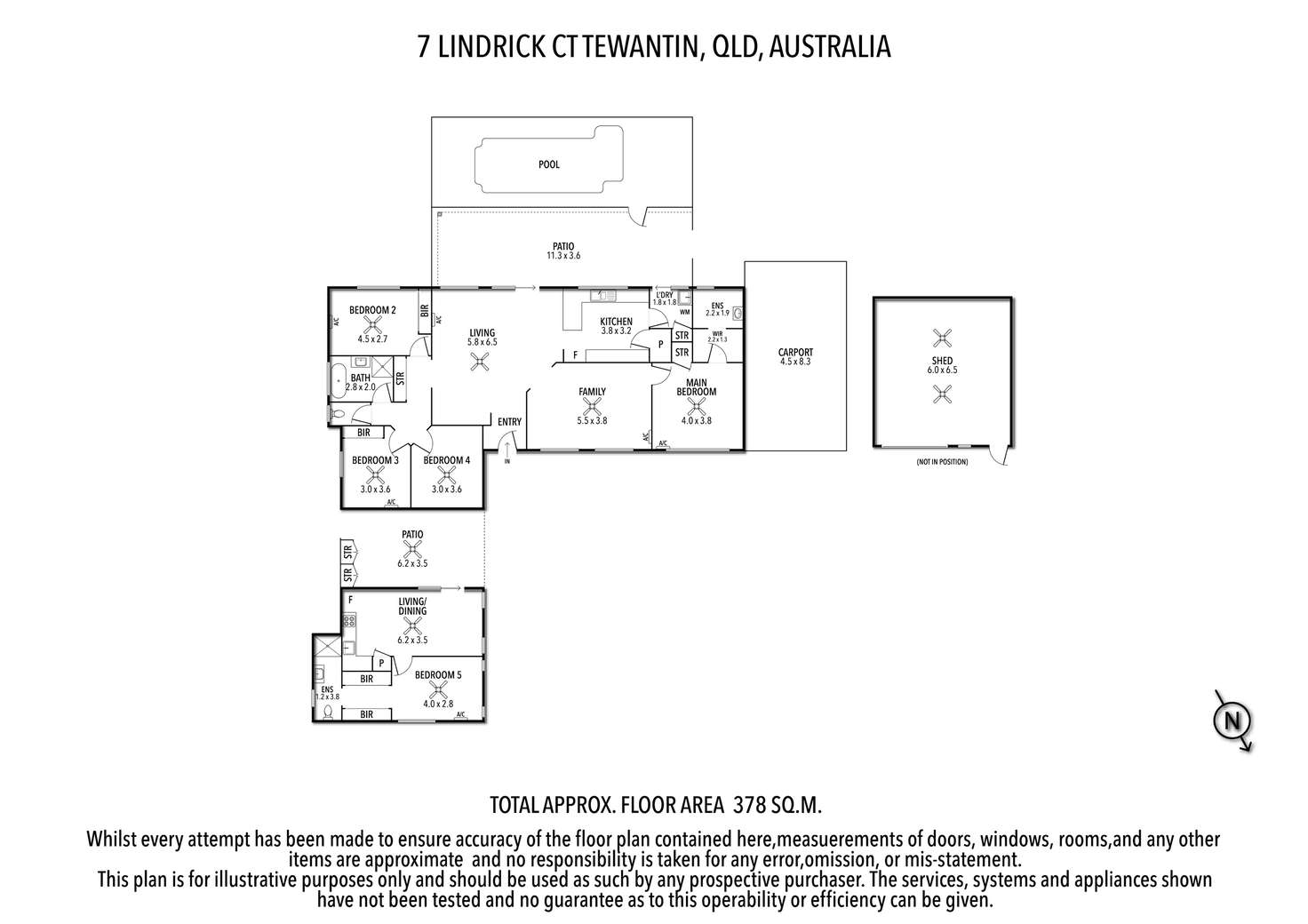 Floorplan of Homely house listing, 7 Lindrick Court, Tewantin QLD 4565