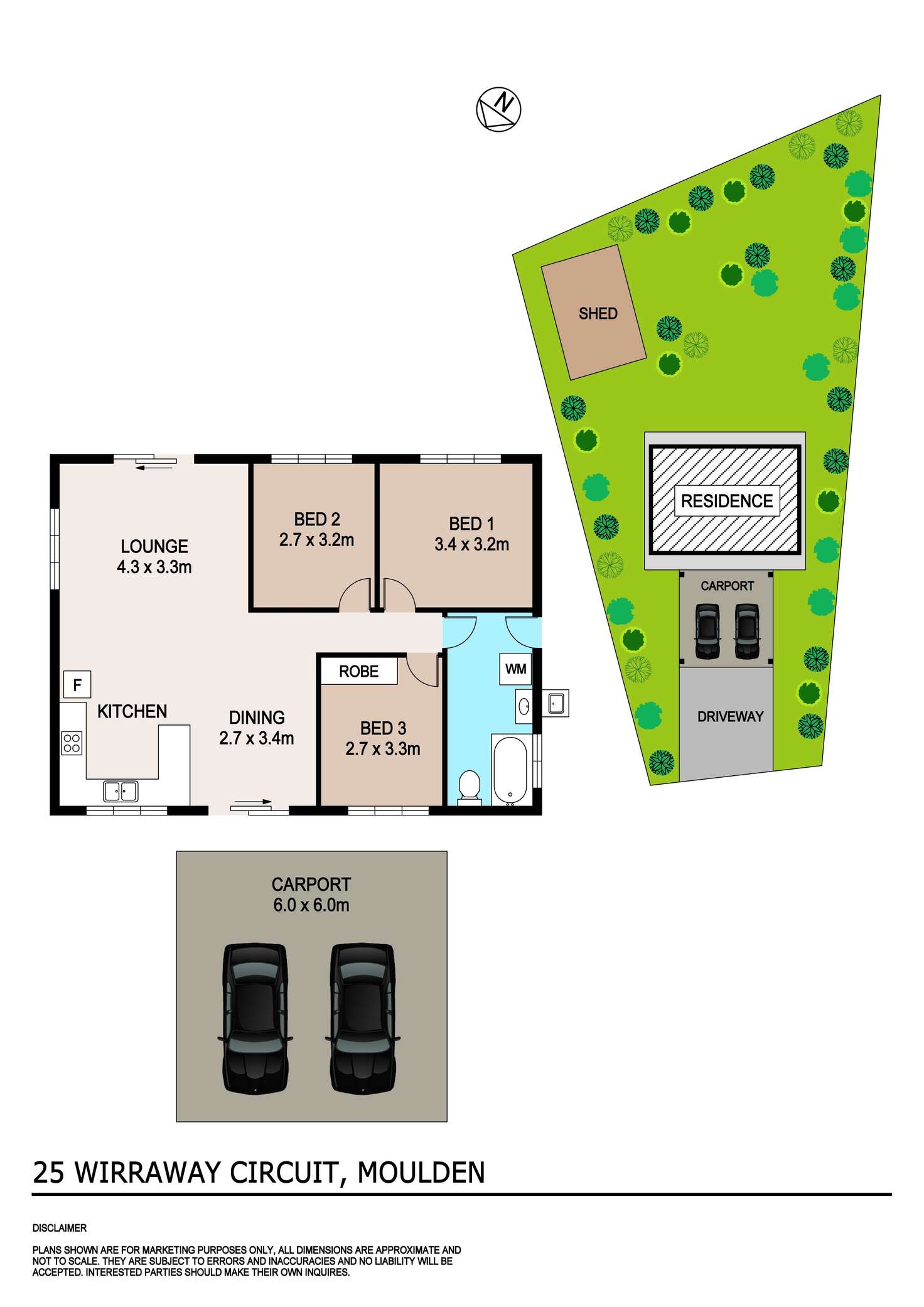 Floorplan of Homely house listing, 25 Wirraway Circuit, Moulden NT 830