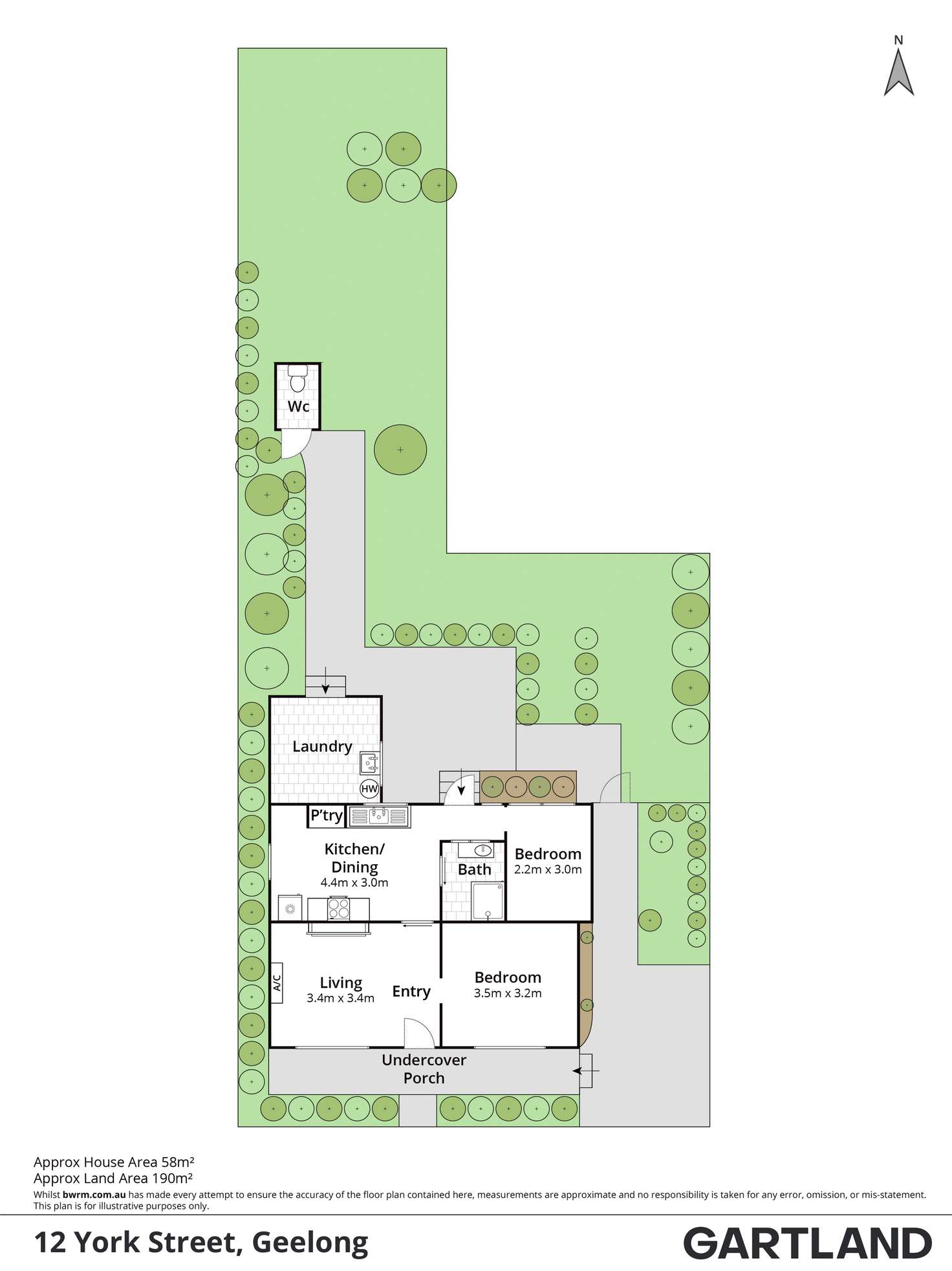 Floorplan of Homely house listing, 12 York Street, Geelong VIC 3220