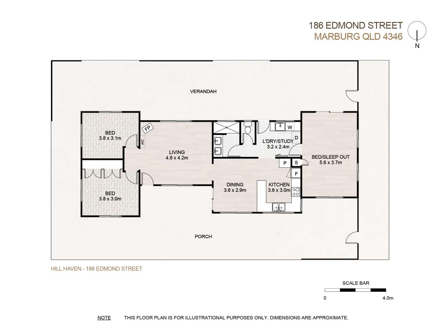 Floorplan of Homely house listing, 186-222 Edmond Street, Marburg QLD 4346