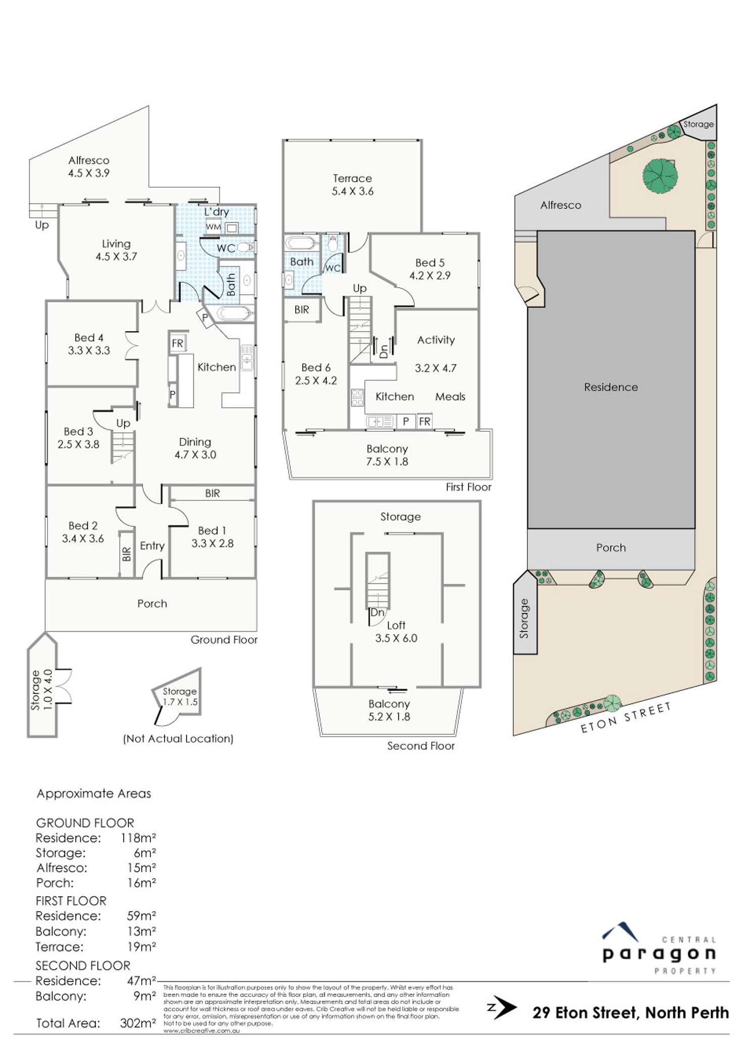 Floorplan of Homely house listing, 29 Eton Street, North Perth WA 6006