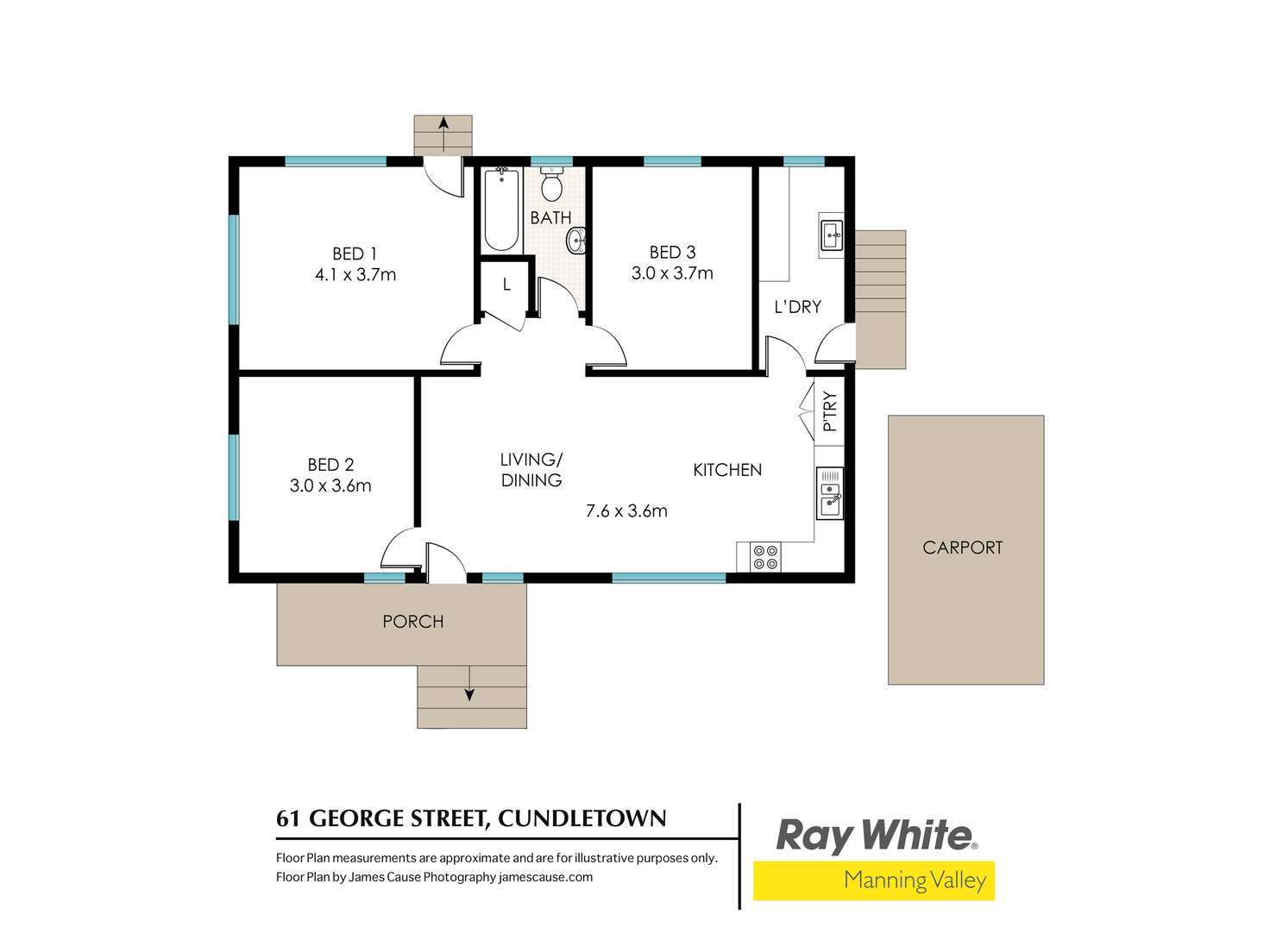 Floorplan of Homely house listing, 61 George Street, Cundletown NSW 2430