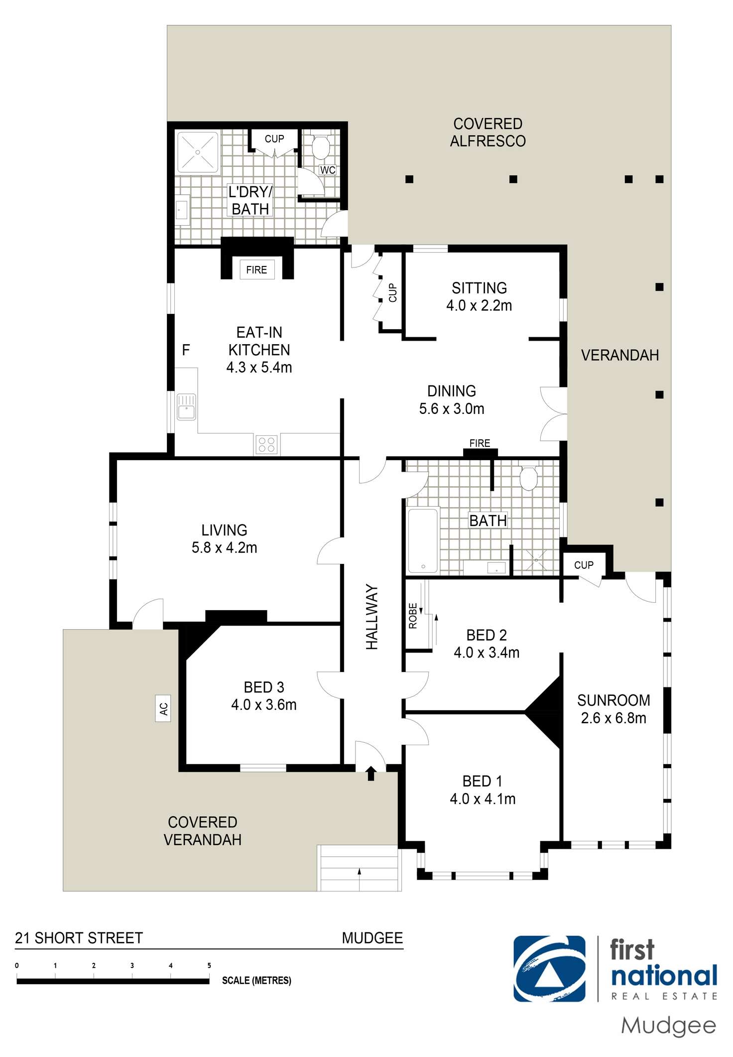 Floorplan of Homely house listing, 21 Short Street, Mudgee NSW 2850