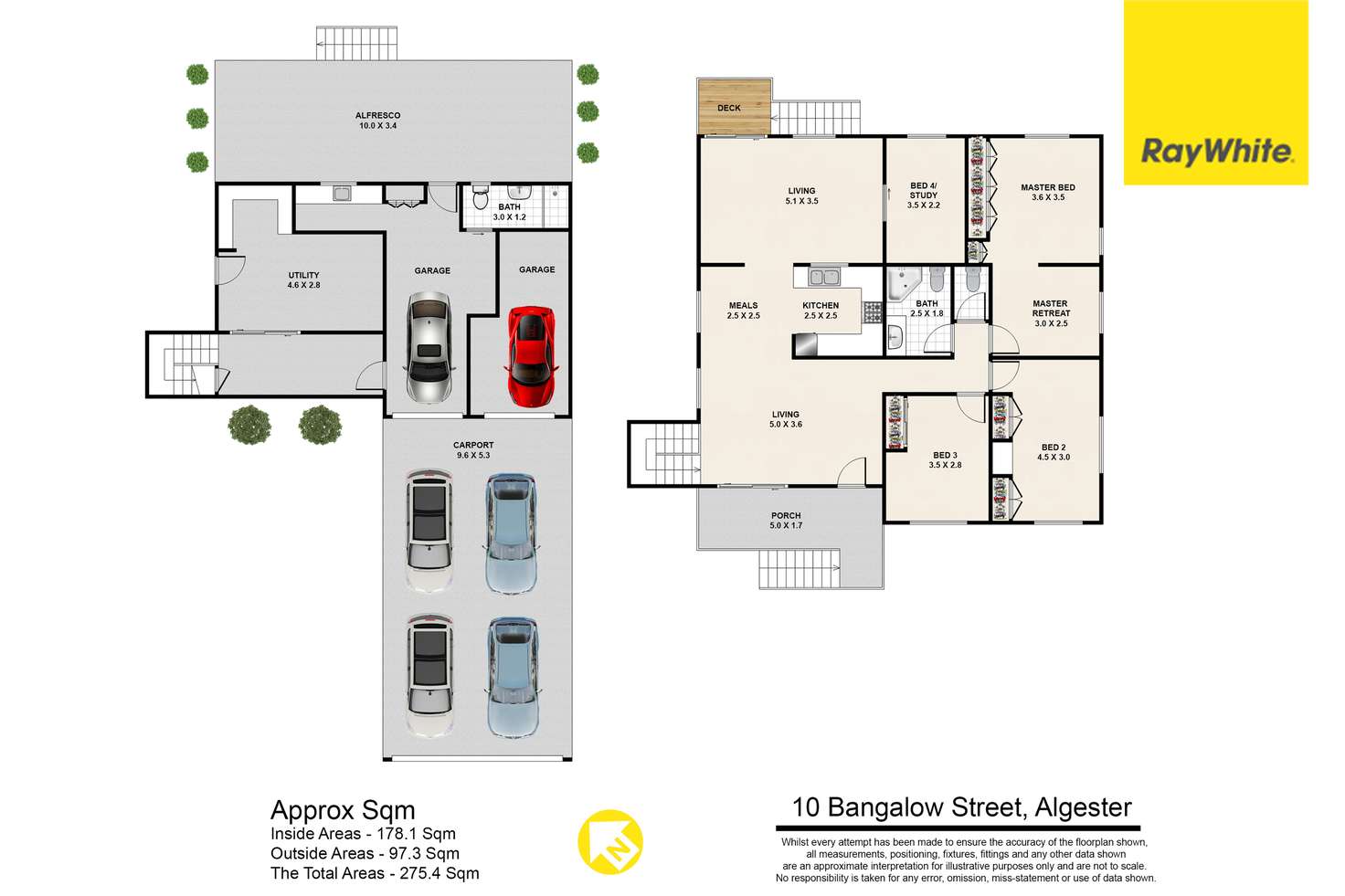 Floorplan of Homely house listing, 10 Bangalow Street, Algester QLD 4115