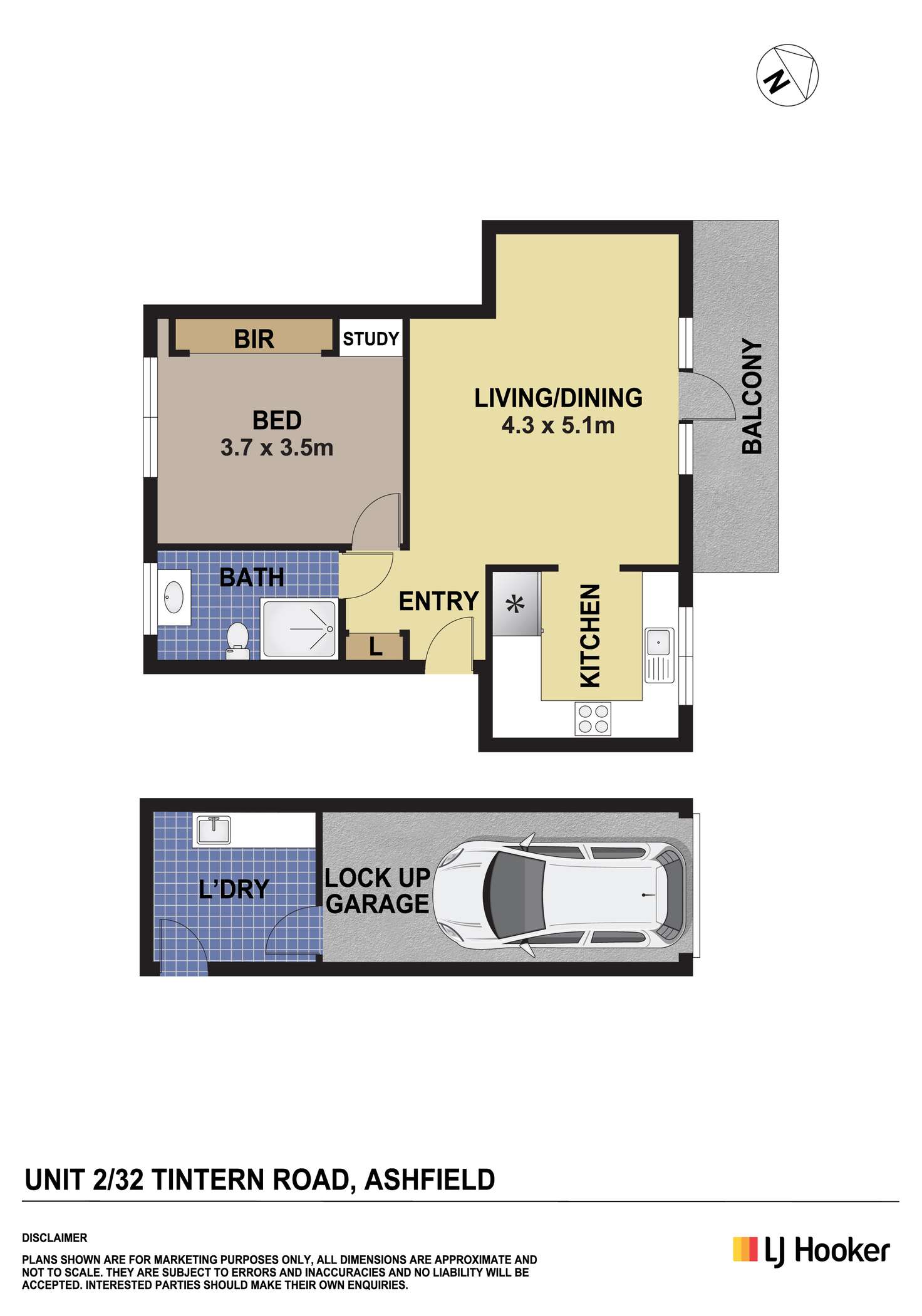 Floorplan of Homely apartment listing, 2/32 Tintern Road, Ashfield NSW 2131