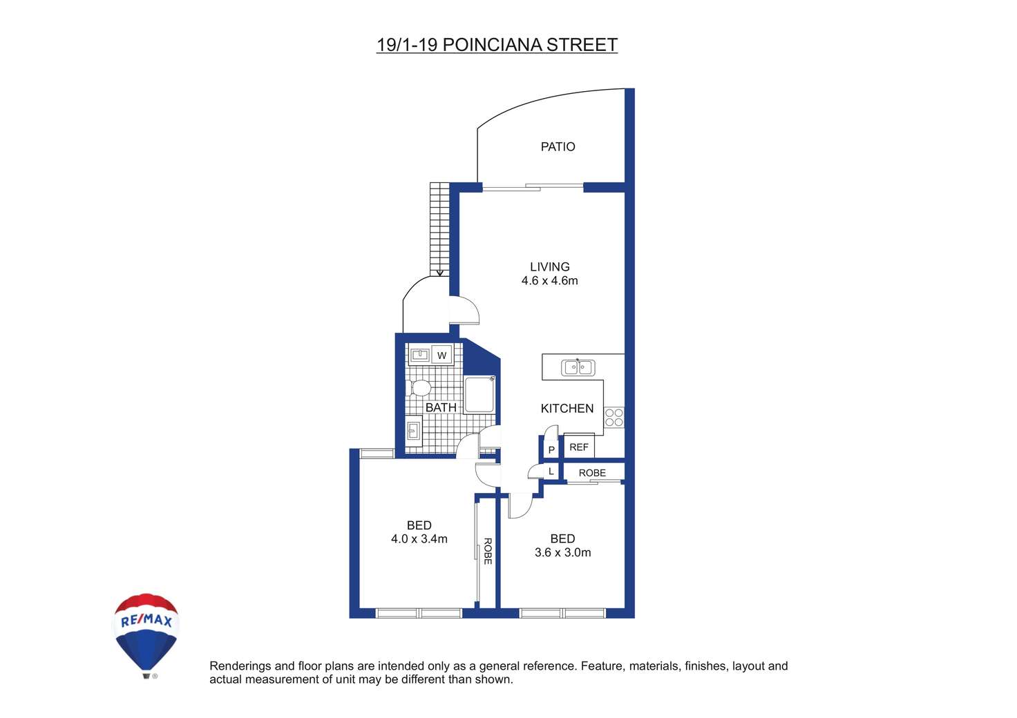 Floorplan of Homely apartment listing, 19/1-19 Poinciana Street, Holloways Beach QLD 4878