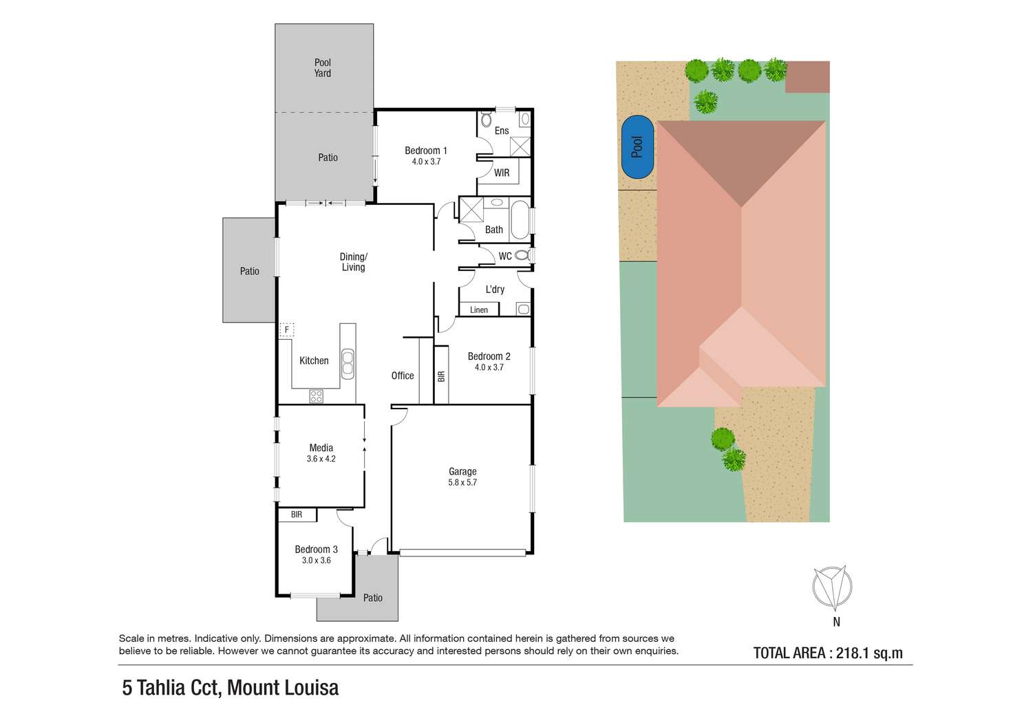 Floorplan of Homely house listing, 5 Tahlia Circuit, Mount Louisa QLD 4814