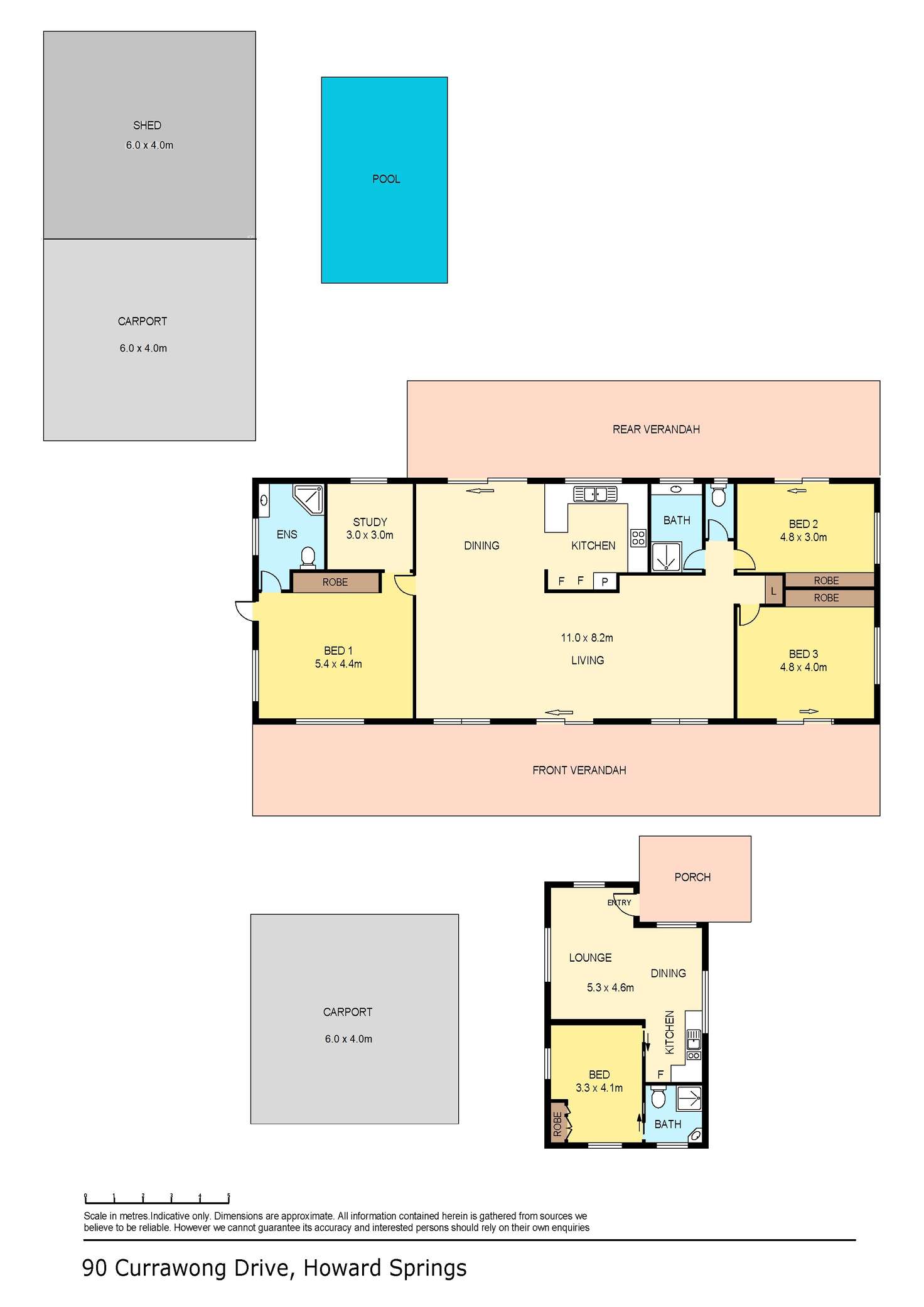 Floorplan of Homely house listing, 90 Currawong Drive, Howard Springs NT 835