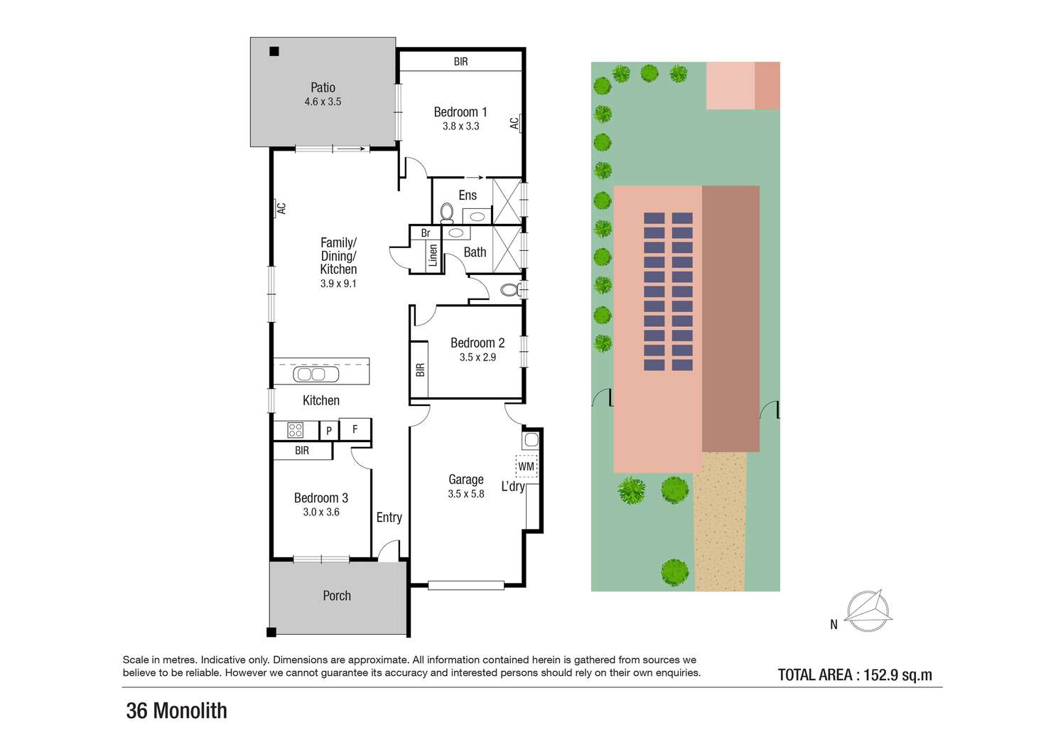 Floorplan of Homely house listing, 36 Monolith Circuit, Cosgrove QLD 4818