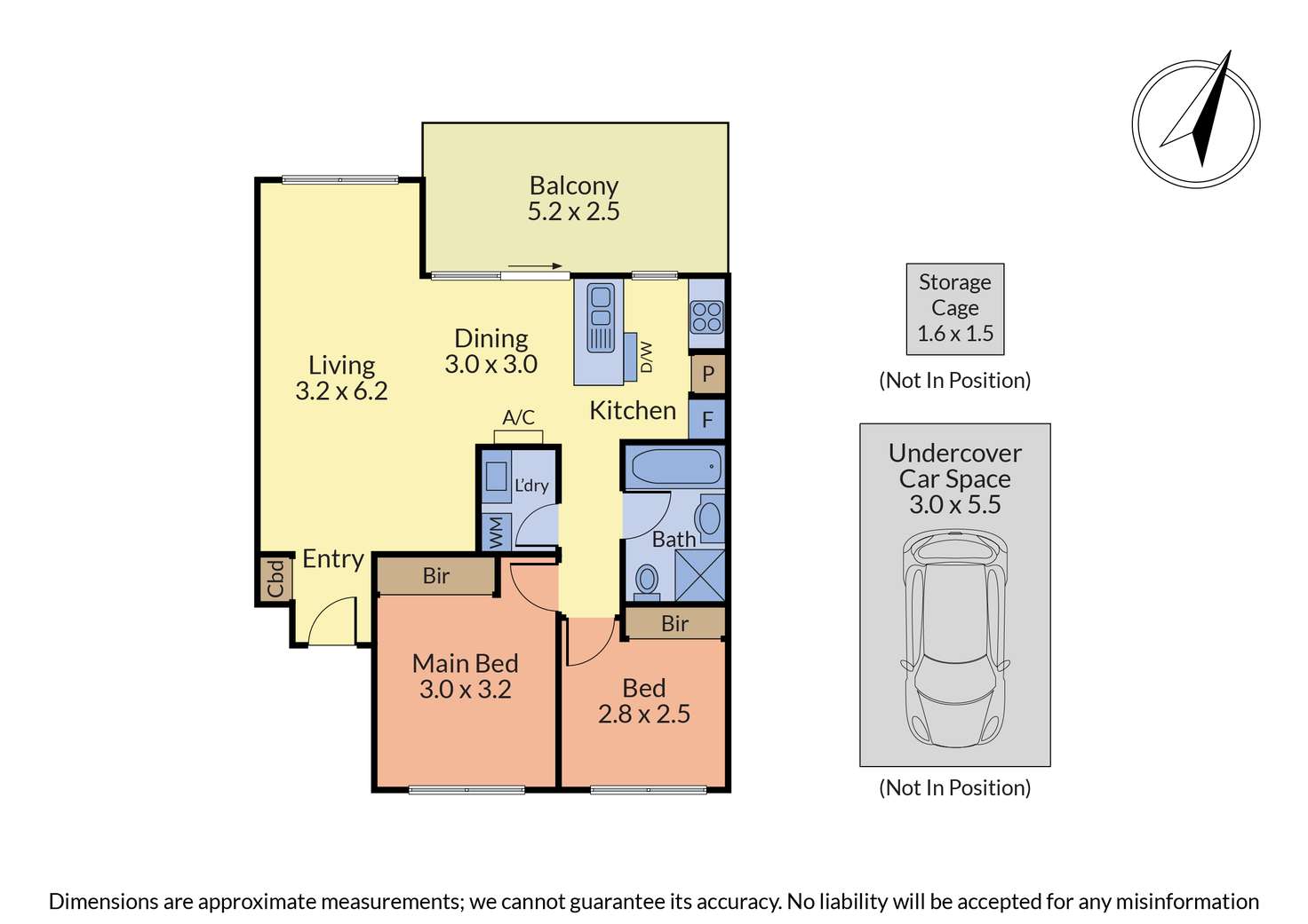 Floorplan of Homely apartment listing, 8/27 King Street, Bayswater VIC 3153