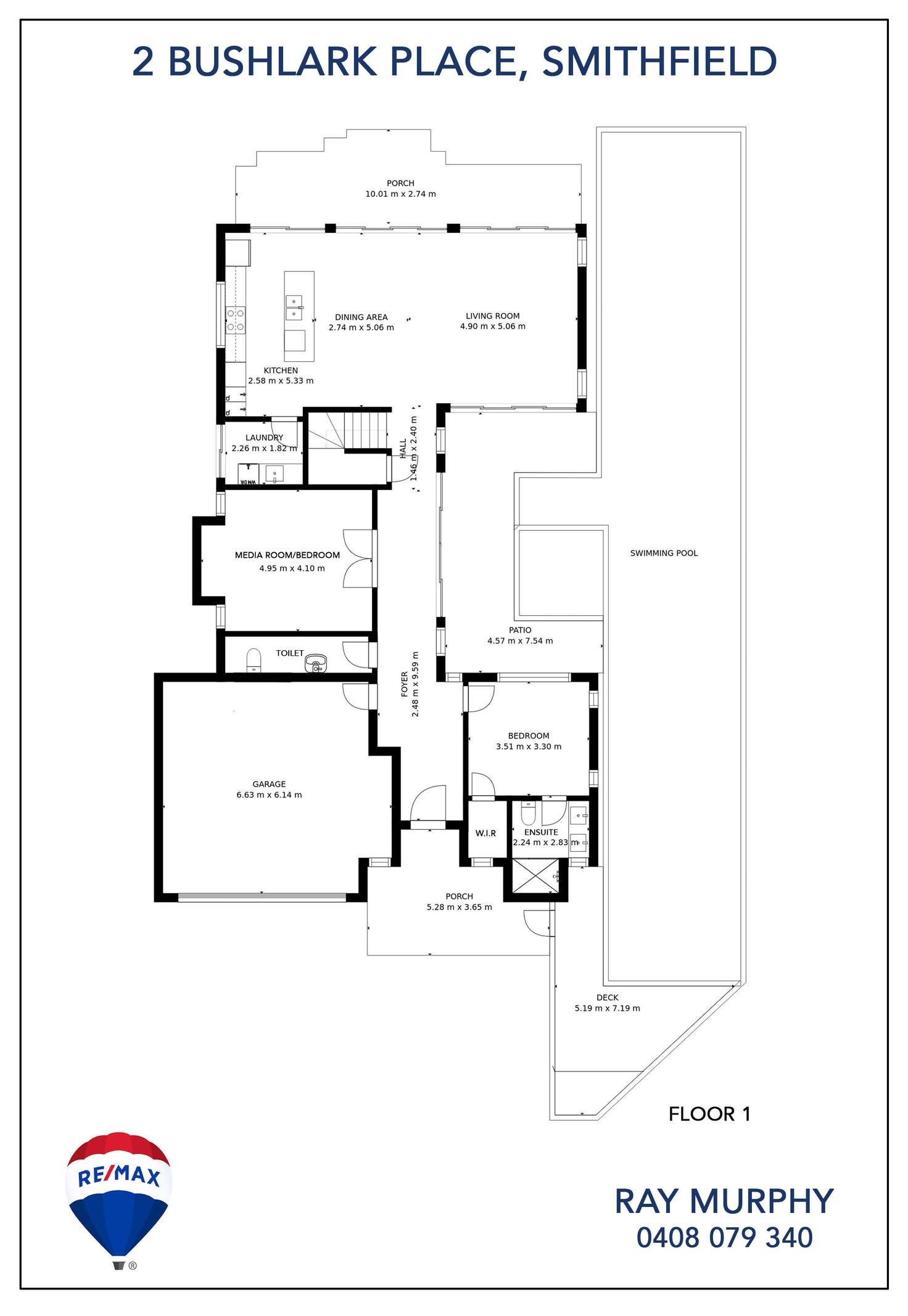 Floorplan of Homely house listing, 2 Bushlark Place, Smithfield QLD 4878