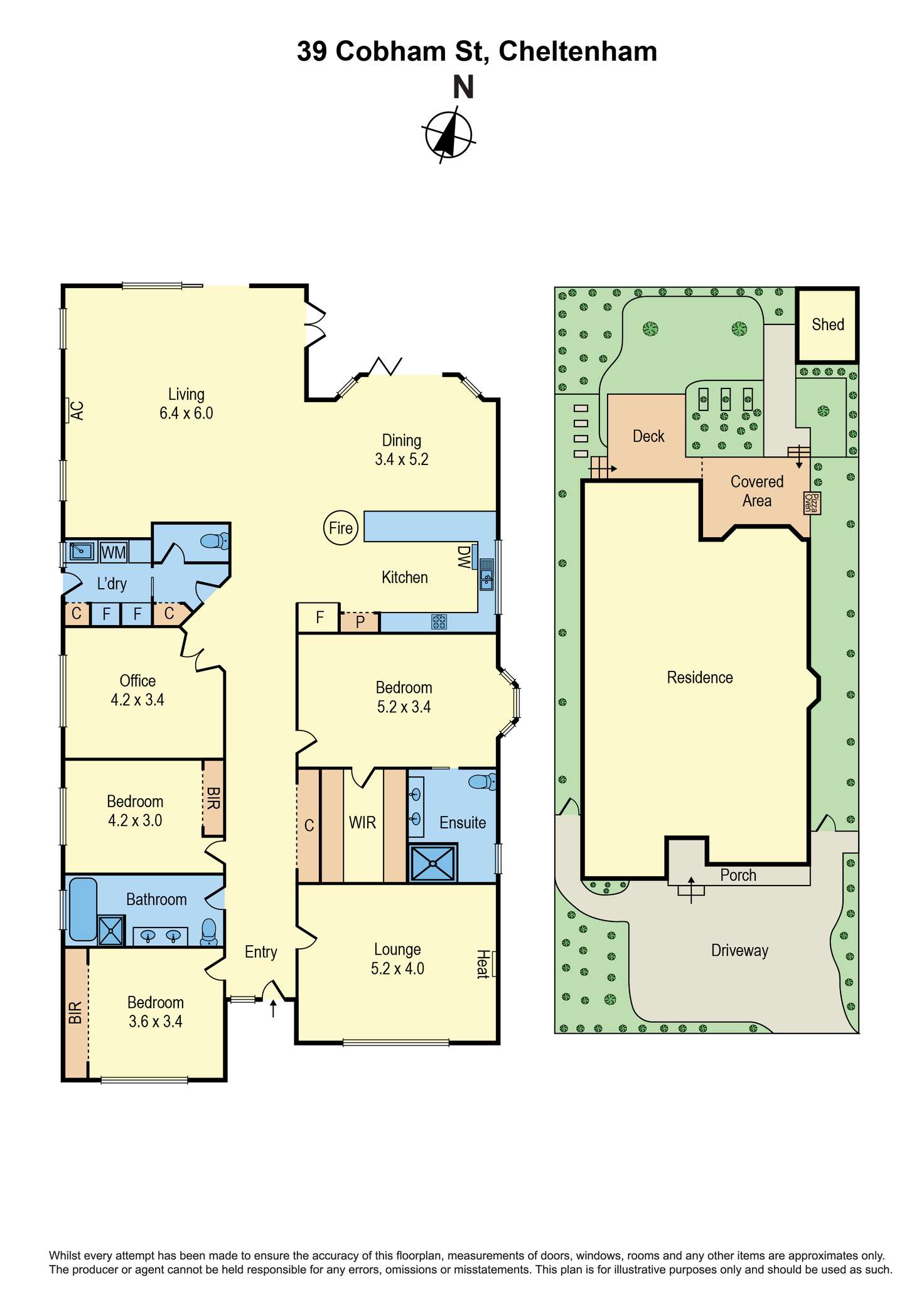 Floorplan of Homely house listing, 39 Cobham Street, Cheltenham VIC 3192
