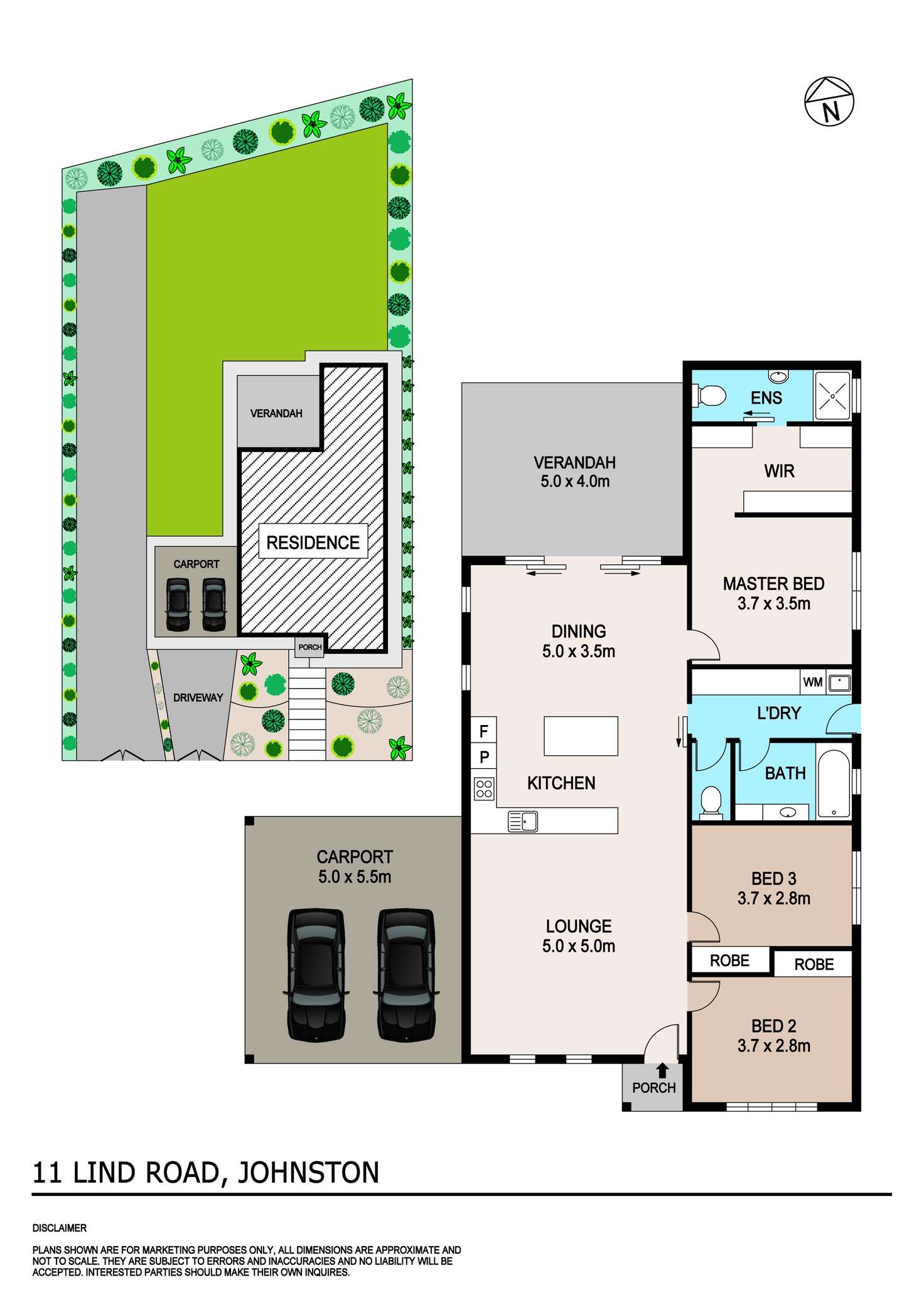 Floorplan of Homely house listing, 11 Lind Road, Johnston NT 832