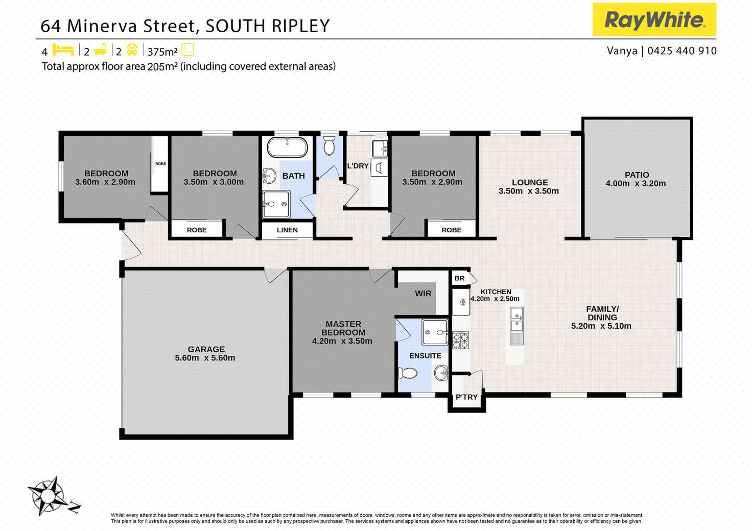 Floorplan of Homely house listing, 64 Minerva Street, South Ripley QLD 4306