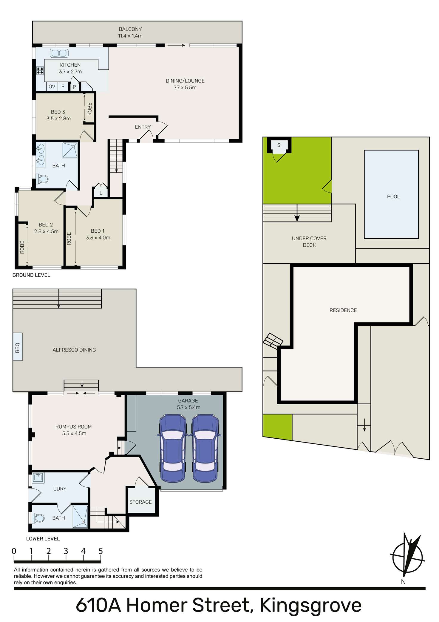 Floorplan of Homely house listing, 610A Homer Street, Kingsgrove NSW 2208