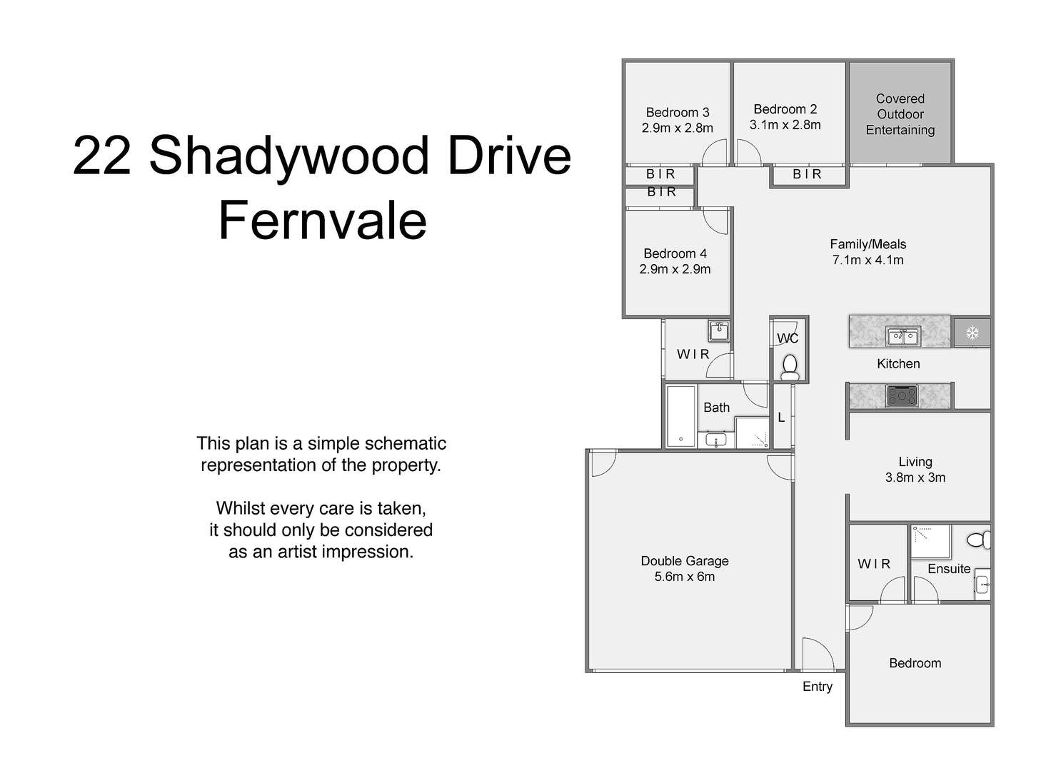 Floorplan of Homely house listing, 22 Shadywood Drive, Fernvale QLD 4306