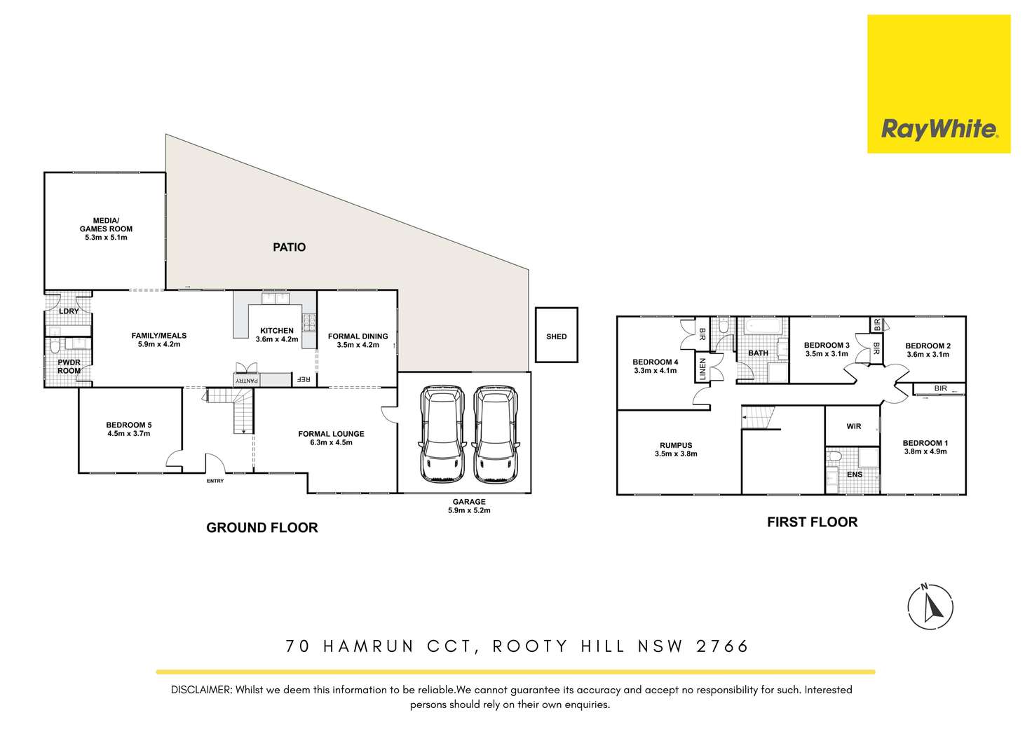 Floorplan of Homely house listing, 70 Hamrun Circuit, Rooty Hill NSW 2766