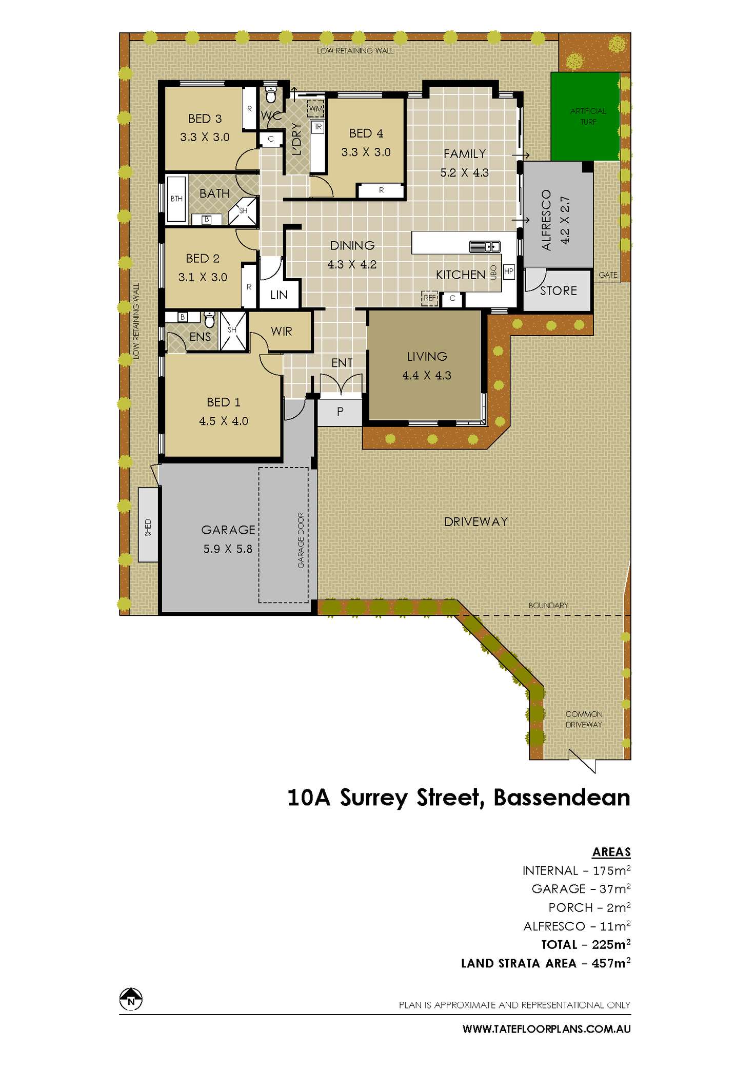 Floorplan of Homely house listing, 10A Surrey Street, Bassendean WA 6054