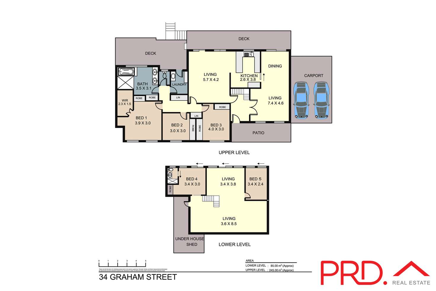 Floorplan of Homely house listing, 34 Graham Street, Tamworth NSW 2340