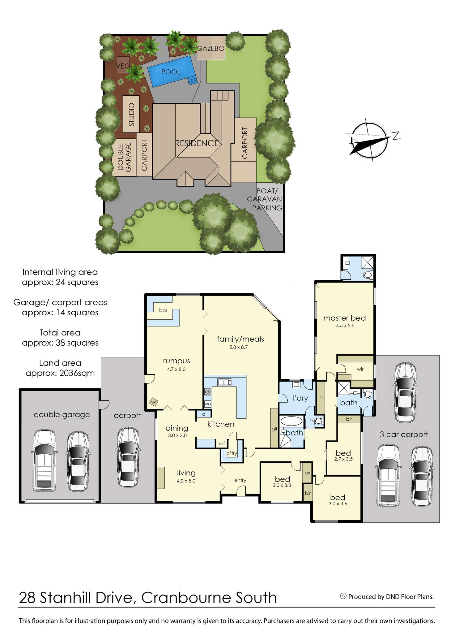 Floorplan of Homely house listing, 28 Stanhill Drive, Cranbourne South VIC 3977