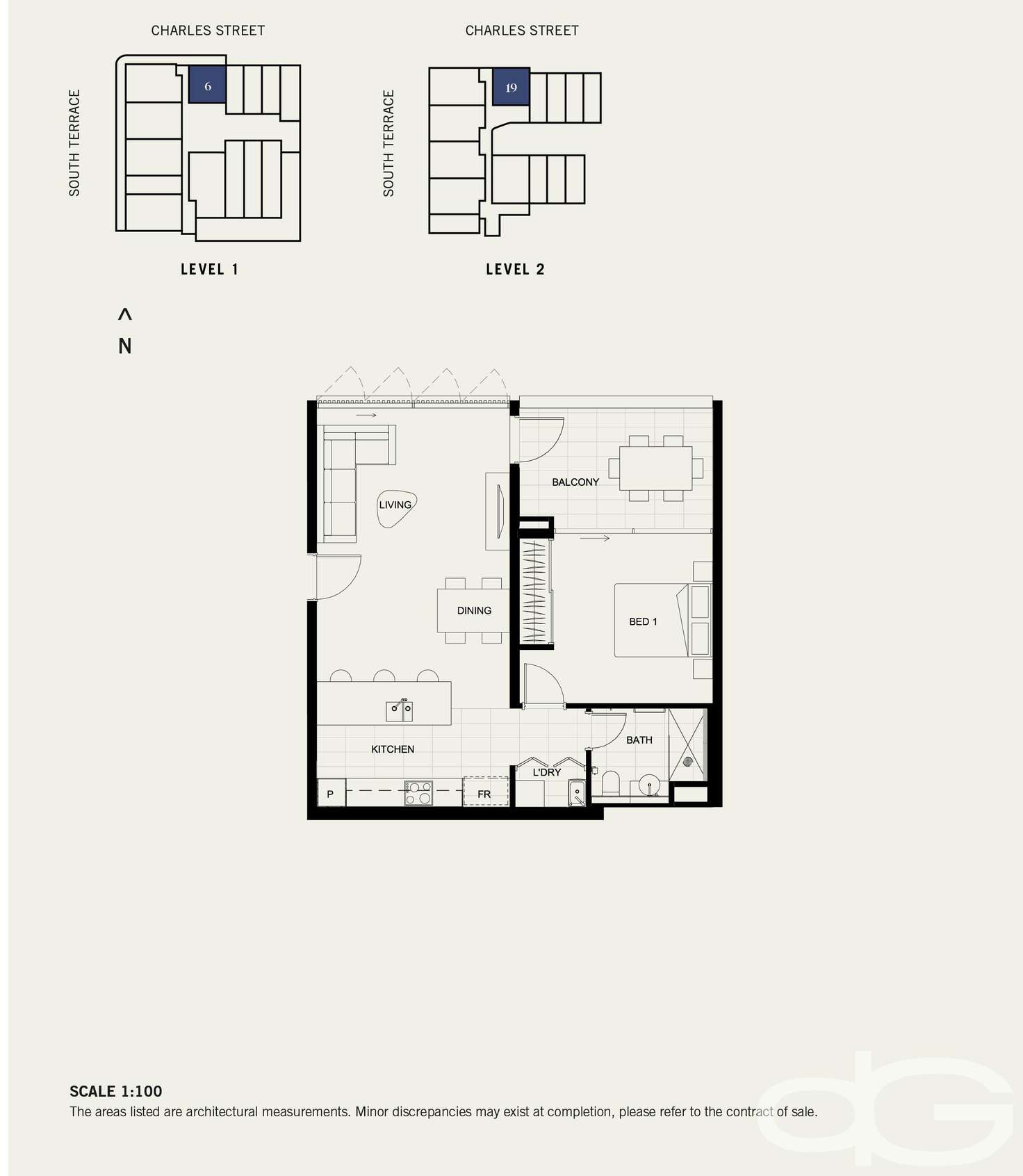 Floorplan of Homely apartment listing, 19/1A Charles Street, South Fremantle WA 6162