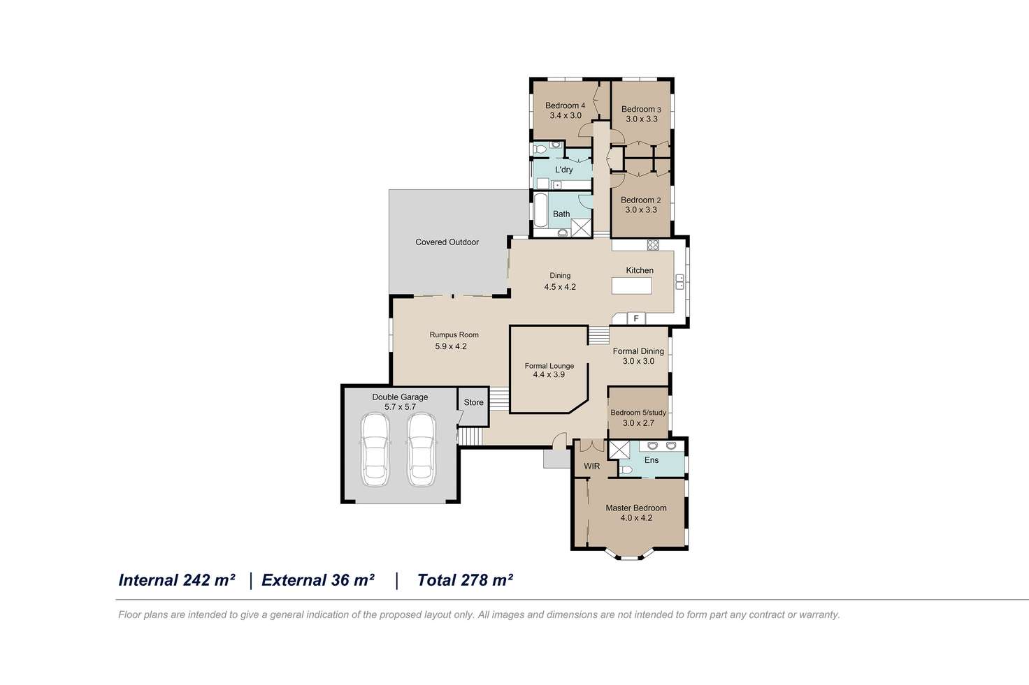 Floorplan of Homely house listing, 7 Leopardwood Court, Albany Creek QLD 4035