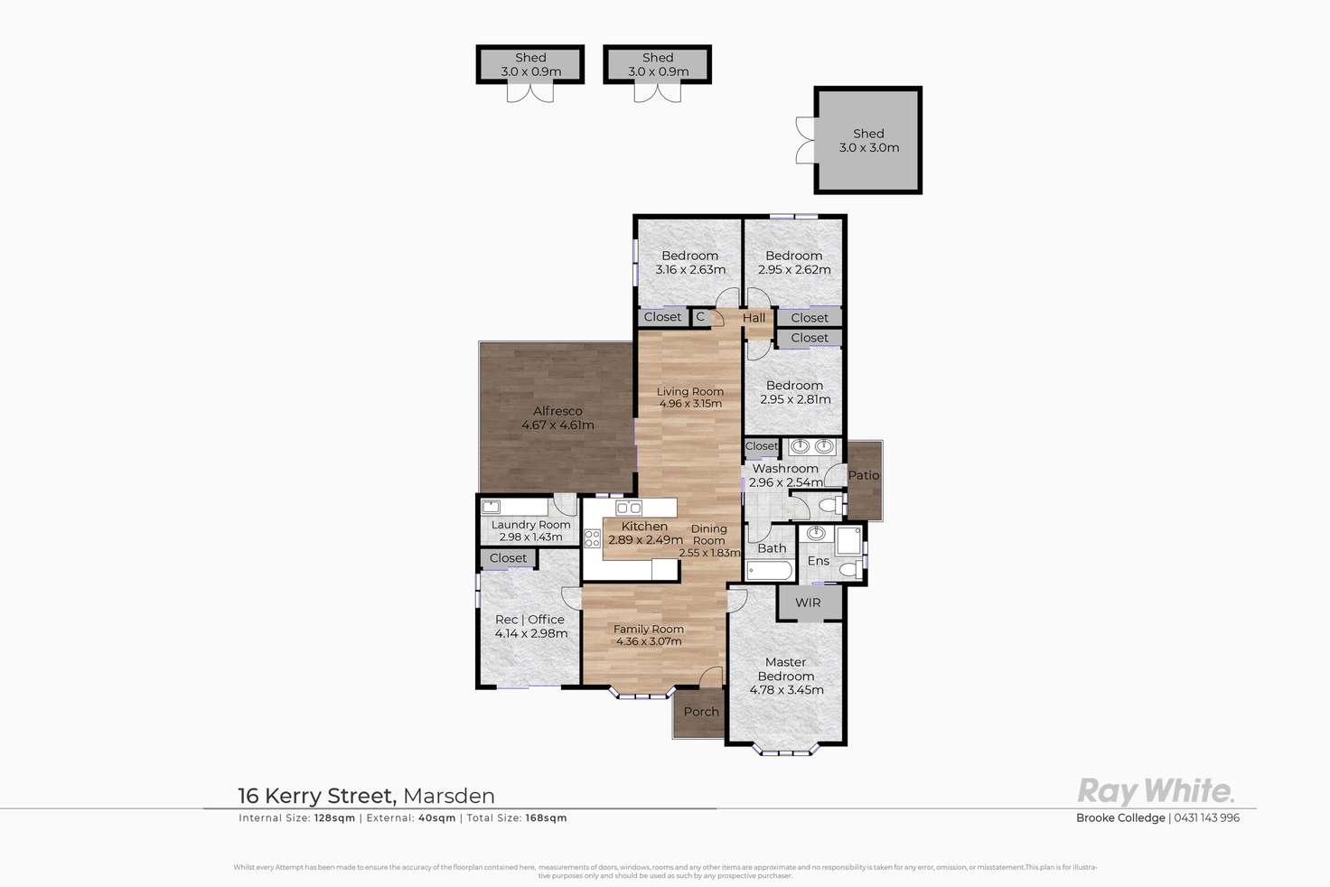 Floorplan of Homely house listing, 16 Kerry Street, Marsden QLD 4132