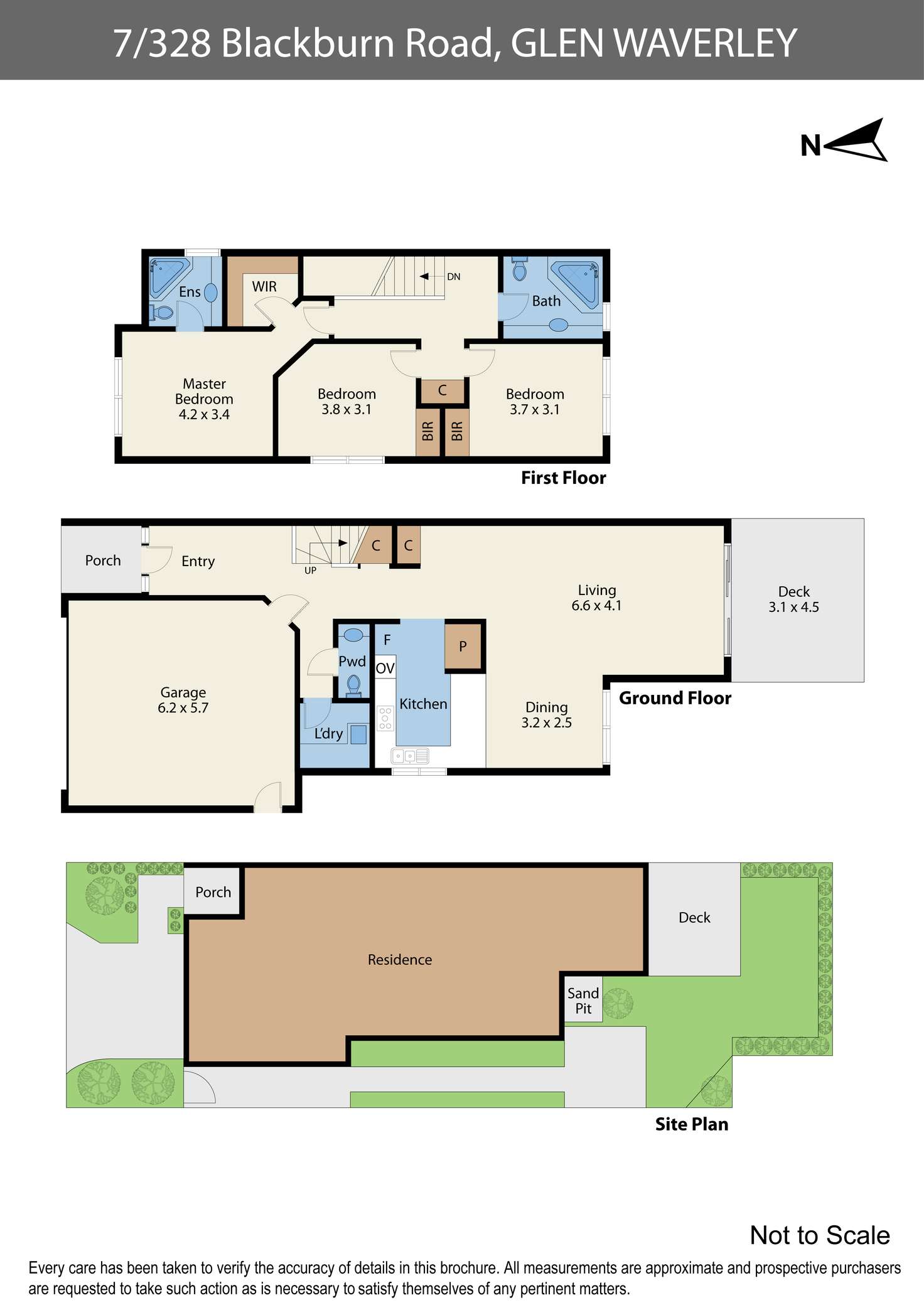 Floorplan of Homely townhouse listing, 7/328 Blackburn Road, Glen Waverley VIC 3150