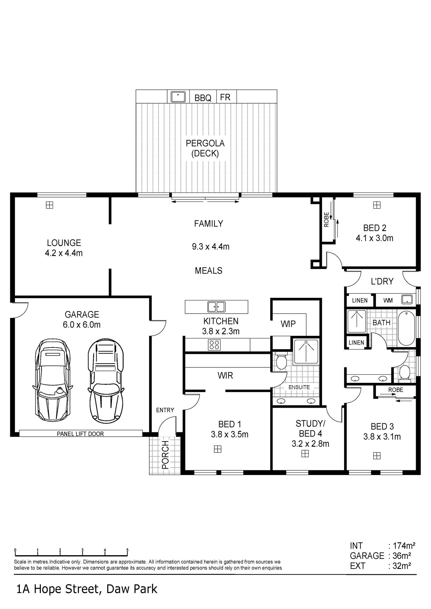 Floorplan of Homely house listing, 1A Hope Street, Daw Park SA 5041