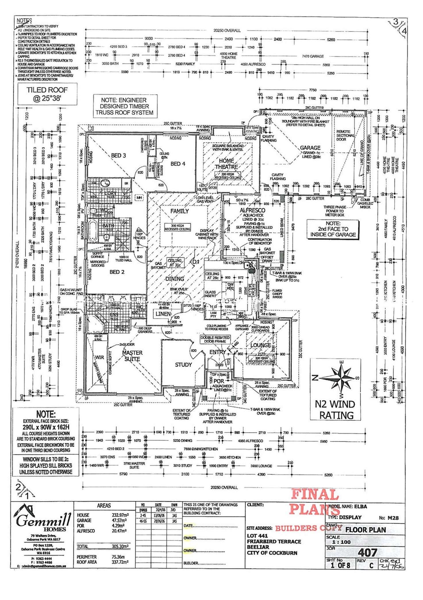 Floorplan of Homely house listing, 16 Friarbird Terrace, Beeliar WA 6164