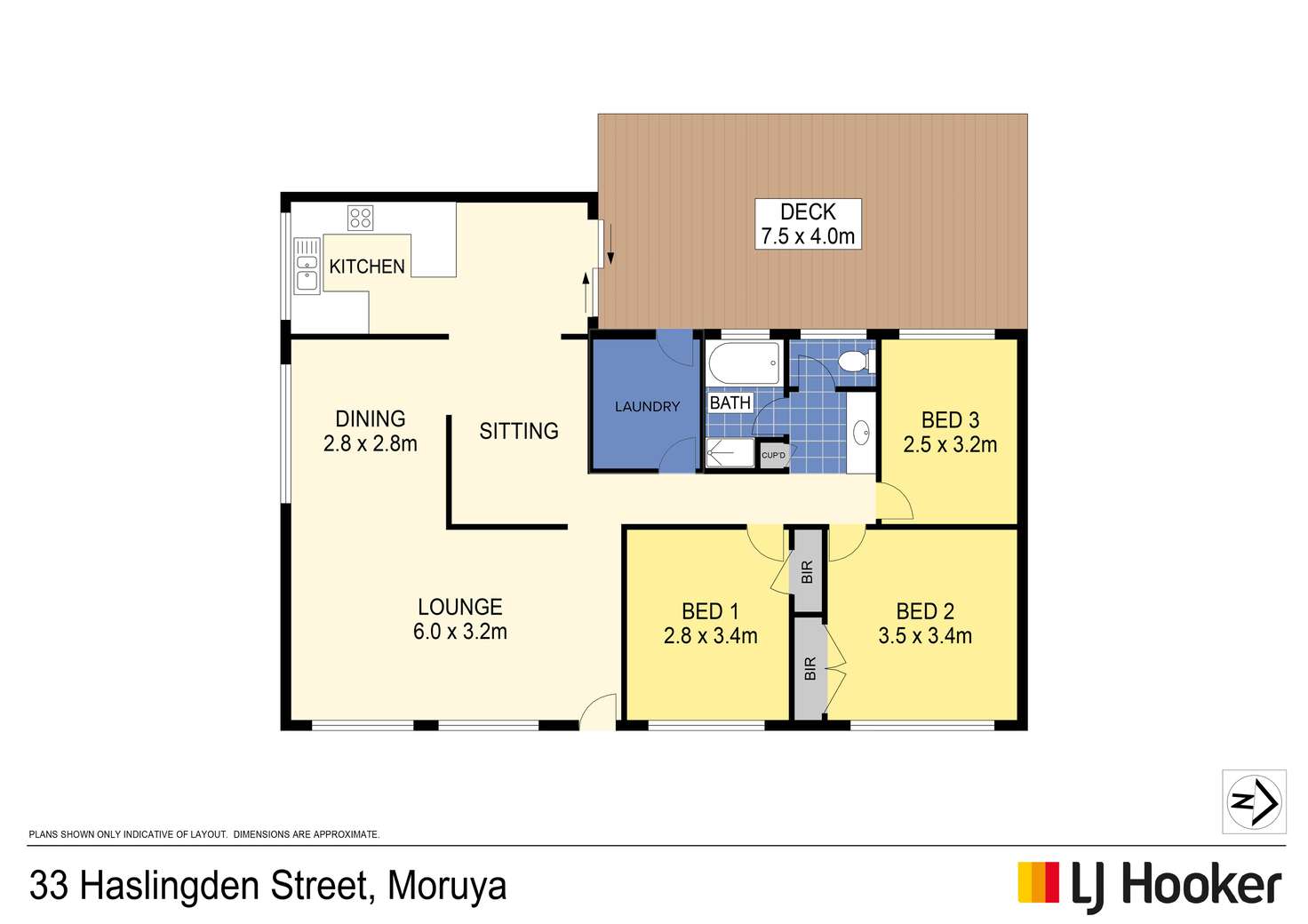 Floorplan of Homely house listing, 33 Haslingden Street, Moruya NSW 2537