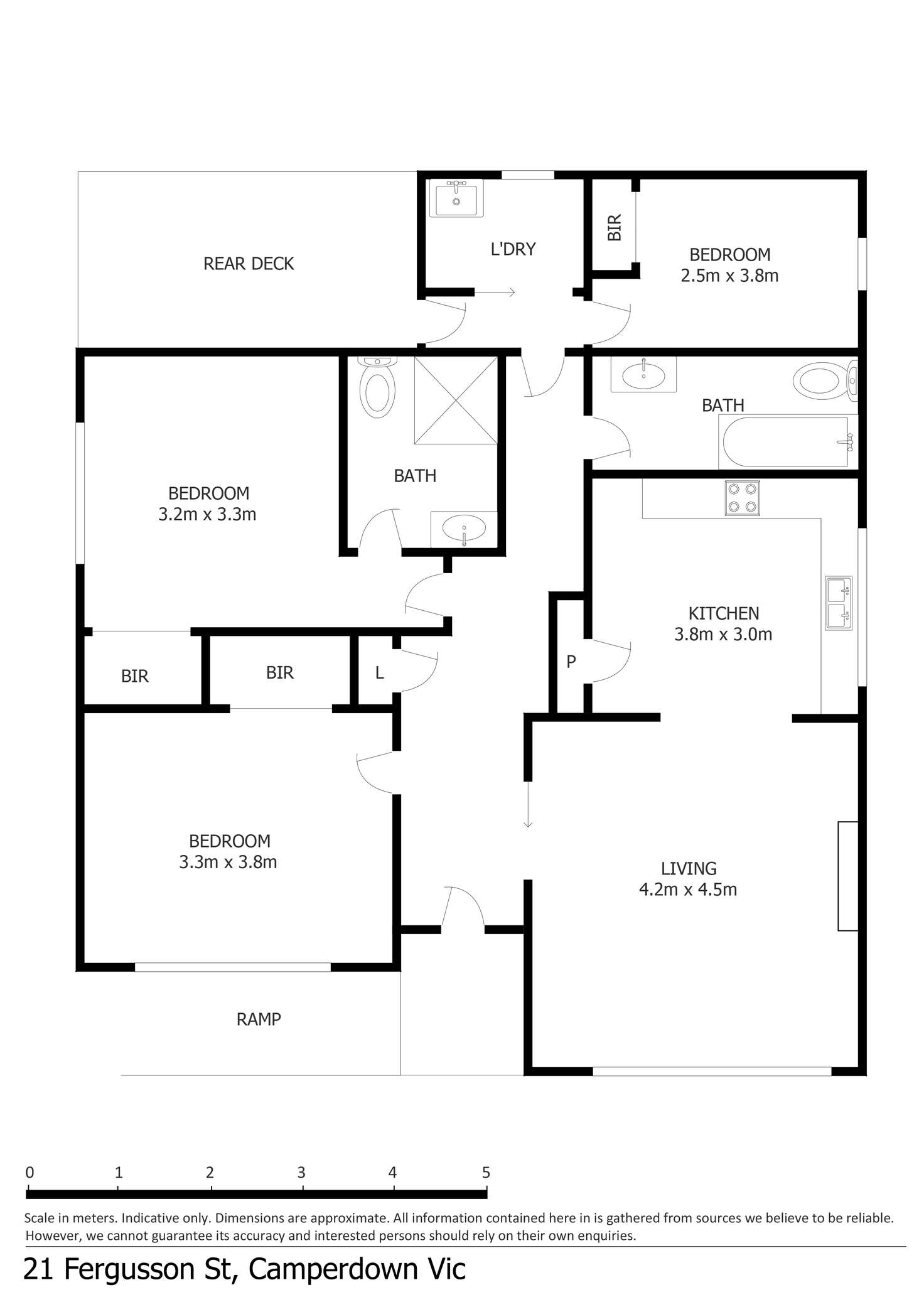 Floorplan of Homely house listing, 21 Fergusson Street, Camperdown VIC 3260