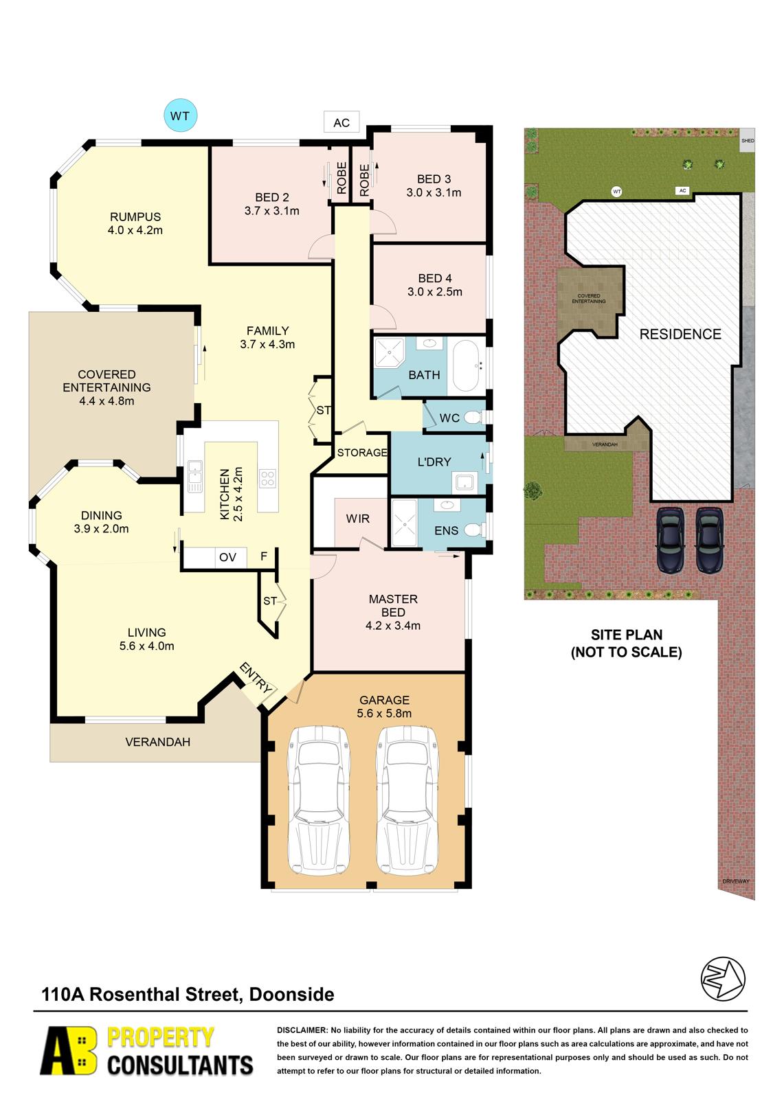 Floorplan of Homely house listing, 110A Rosenthal Street, Doonside NSW 2767