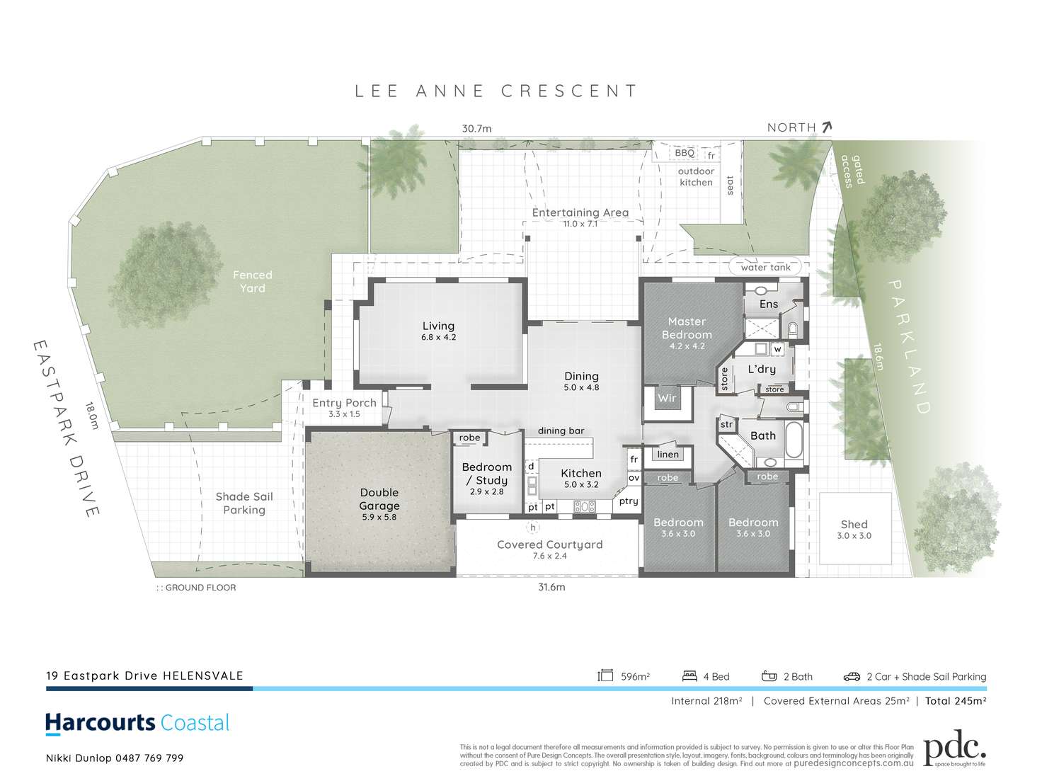 Floorplan of Homely house listing, 19 Eastpark Drive, Helensvale QLD 4212