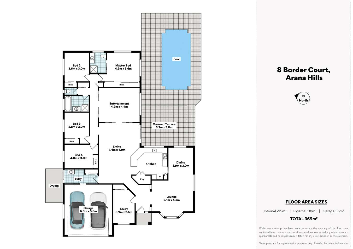 Floorplan of Homely house listing, 8 Border Court, Arana Hills QLD 4054