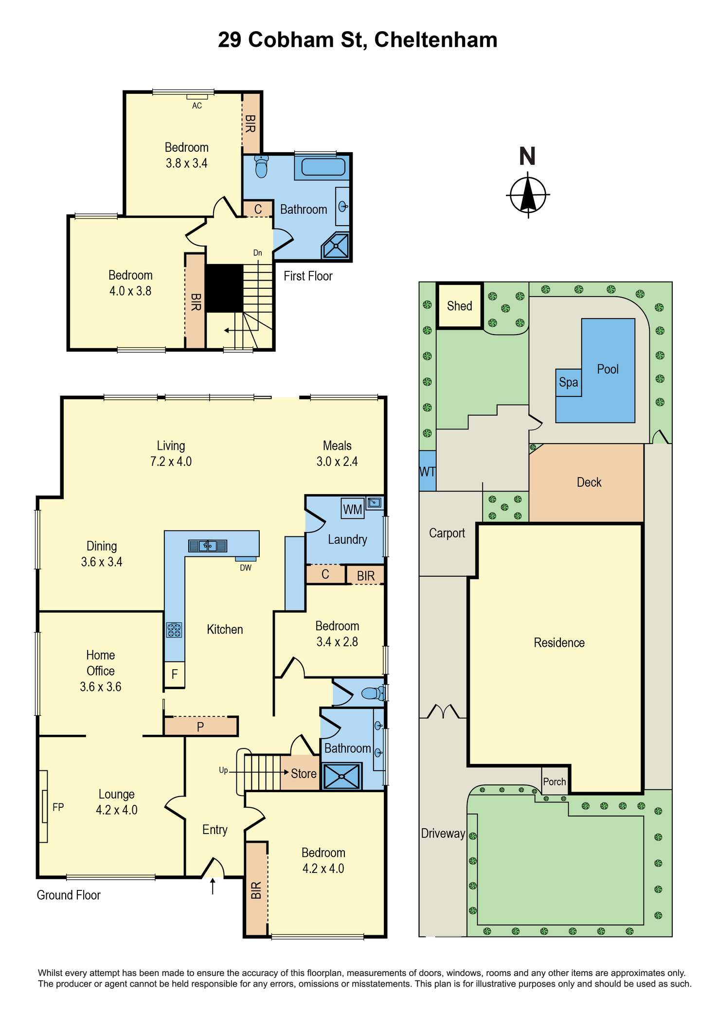 Floorplan of Homely house listing, 29 Cobham Street, Cheltenham VIC 3192