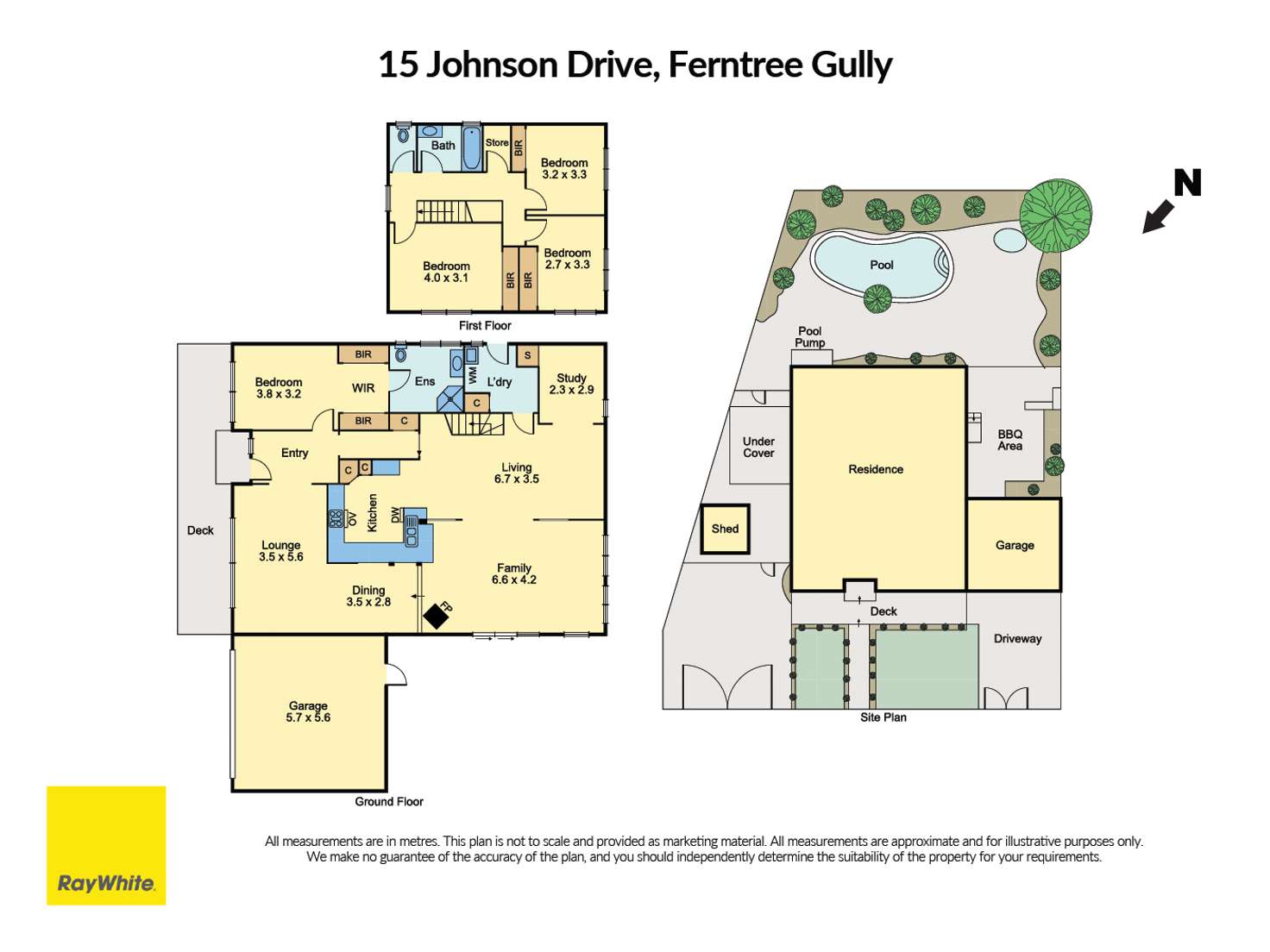 Floorplan of Homely house listing, 15 Johnson Drive, Ferntree Gully VIC 3156
