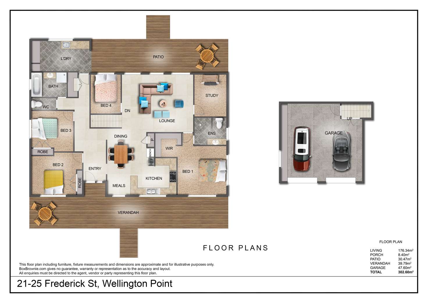 Floorplan of Homely house listing, 21-25 Frederick  St, Wellington Point QLD 4160
