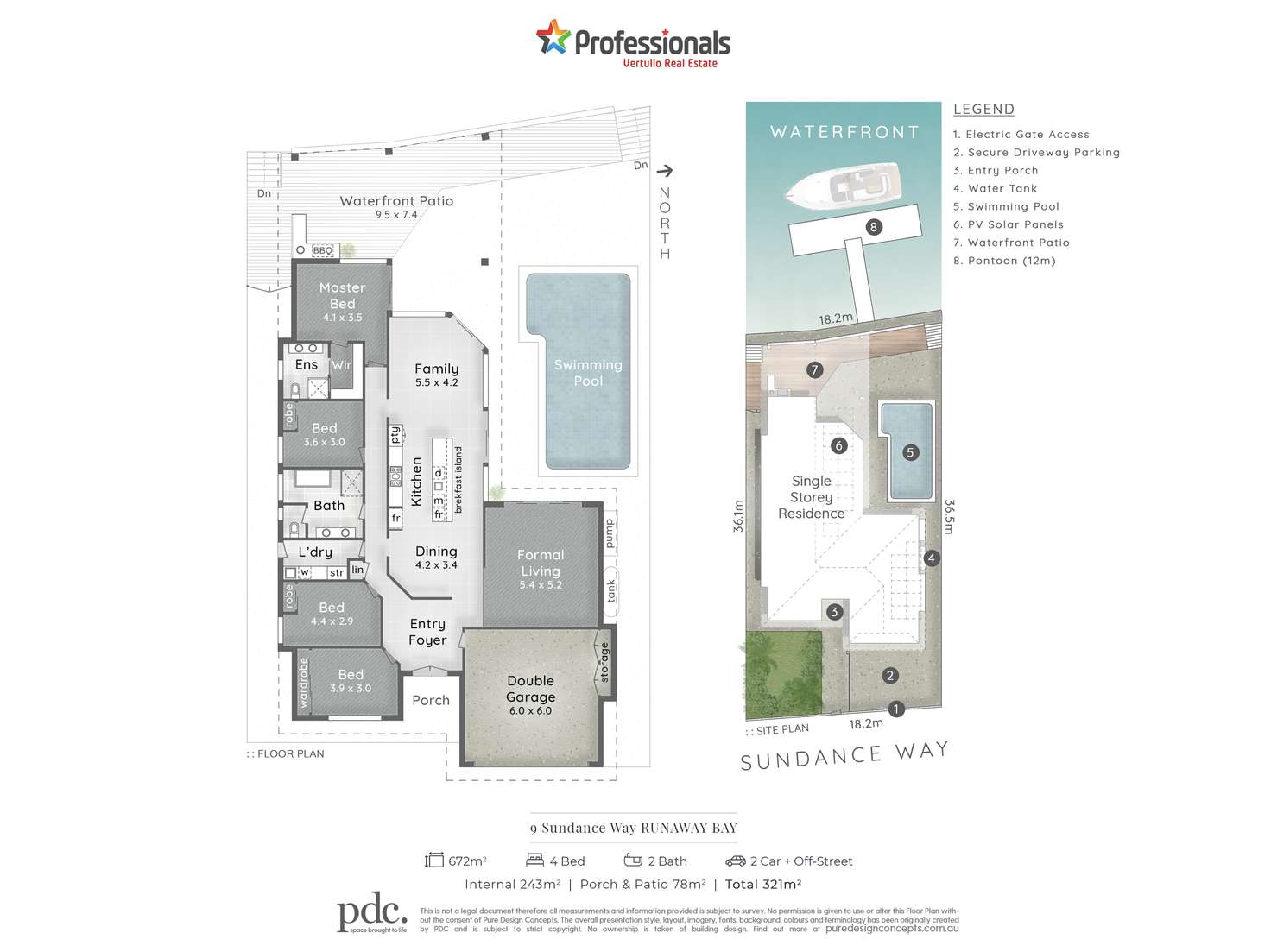 Floorplan of Homely house listing, 9 Sundance Way, Runaway Bay QLD 4216