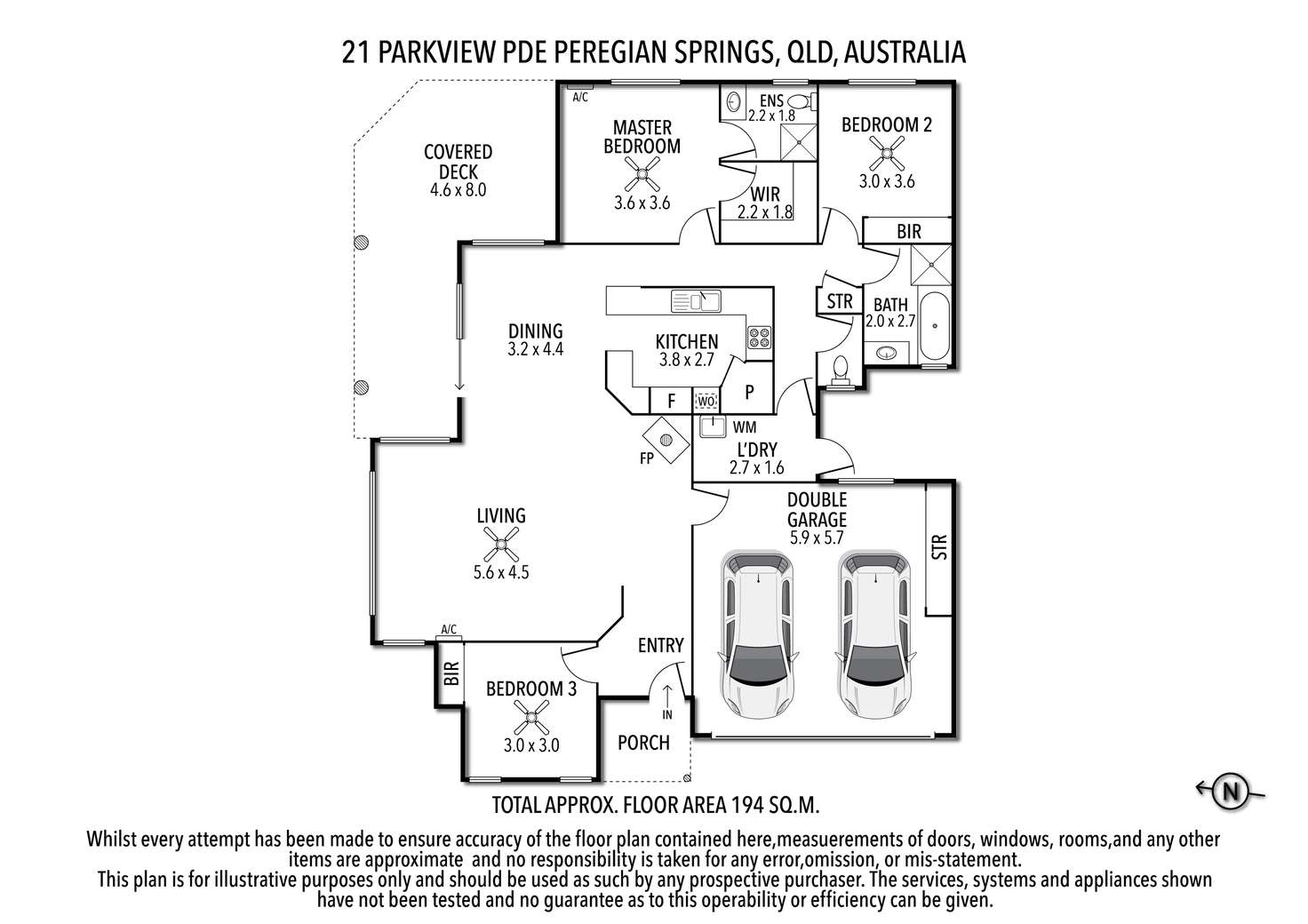 Floorplan of Homely house listing, 21 Parkview Parade, Peregian Springs QLD 4573